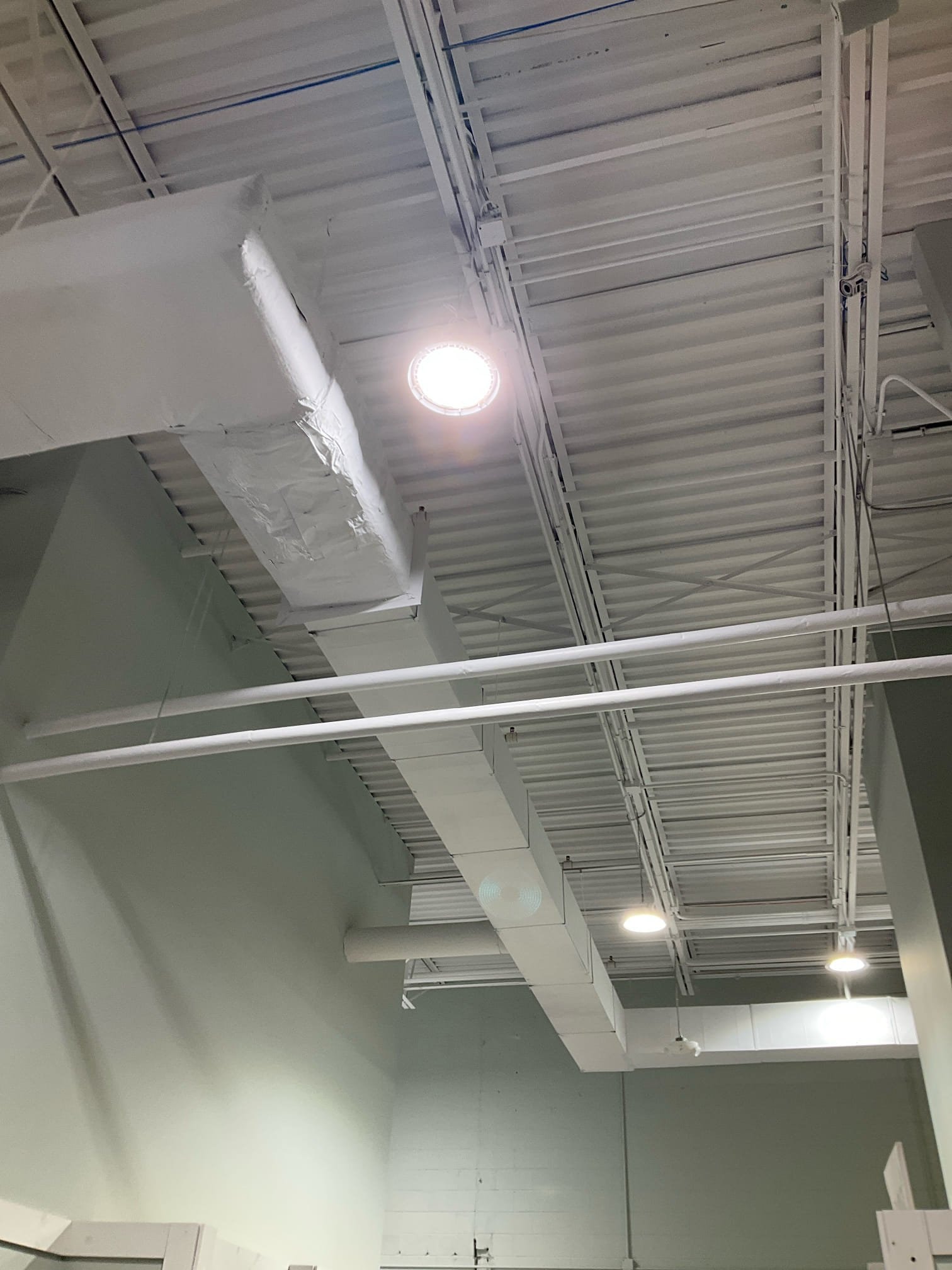 LED Lighting Installation & High-Ceiling Fixture in Matthews, NC completed by Touchstone Electric