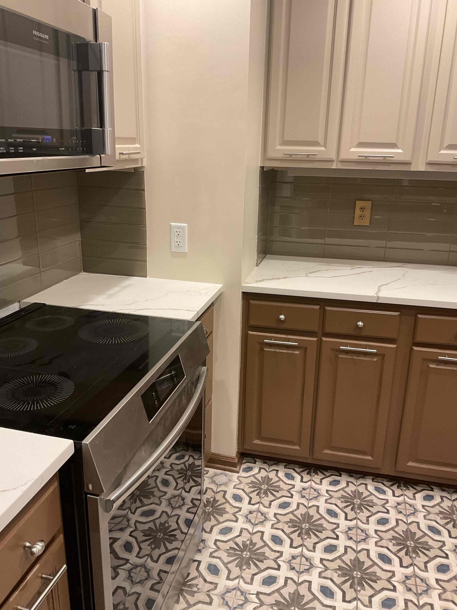 GFCI Outlet Installation & Kitchen Plug Molding in Monroe, NC completed by Touchstone Electric