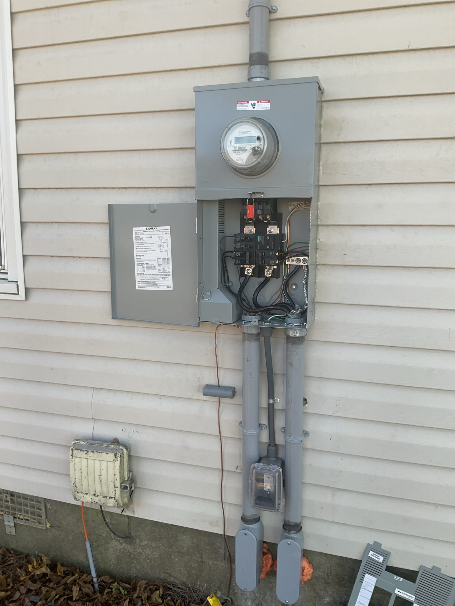 Subpanel & HVAC Disconnect Installation in Princeton, NC completed by Touchstone Electric