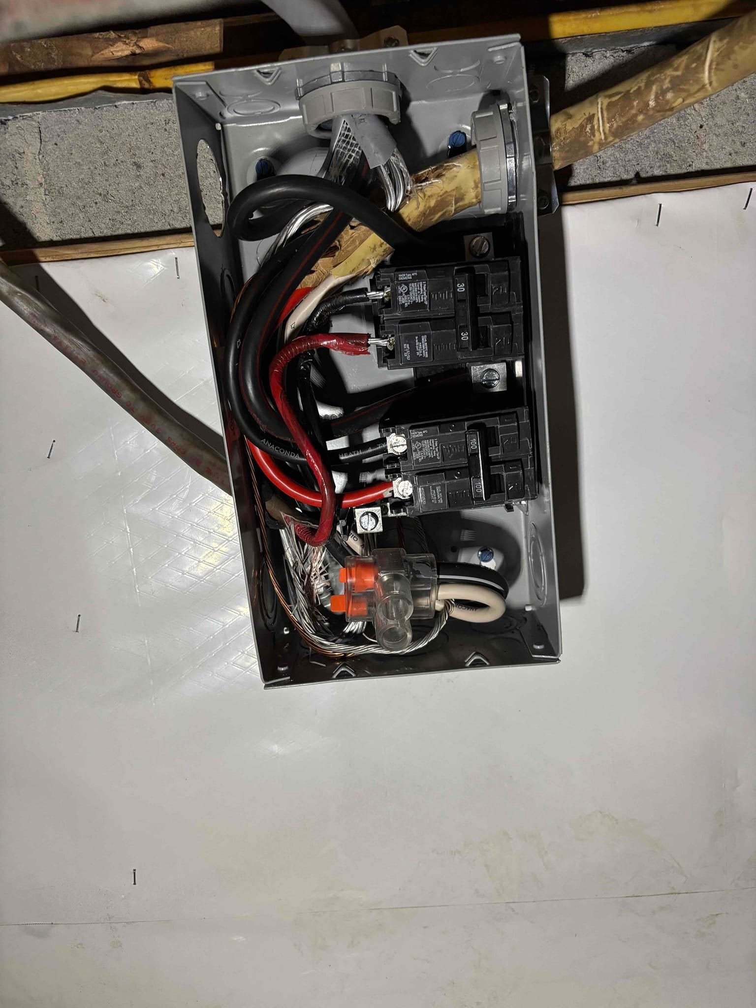 Subpanel Installation & 100A/30A Breakers in Flat Rock, NC completed by Touchstone Electric