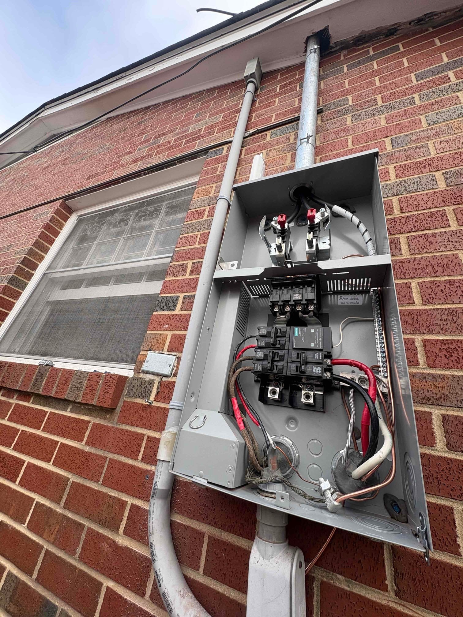200A Meter/Panel Combo Replacement in Winston-Salem, North Carolina completed by Touchstone Electric