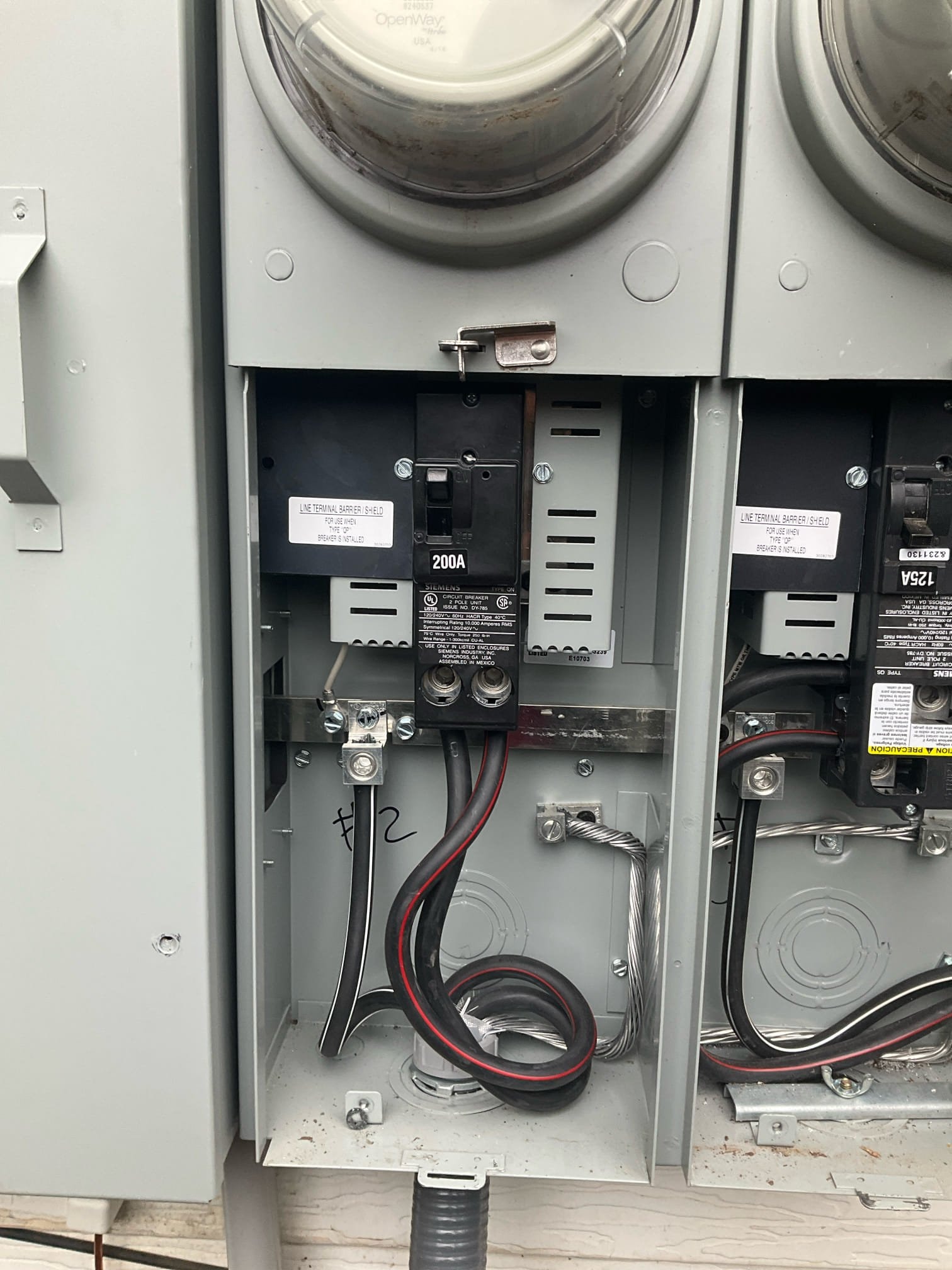 Home Electrical Inspection in Hickory, NC — Panel Bonding completed by Touchstone Electric