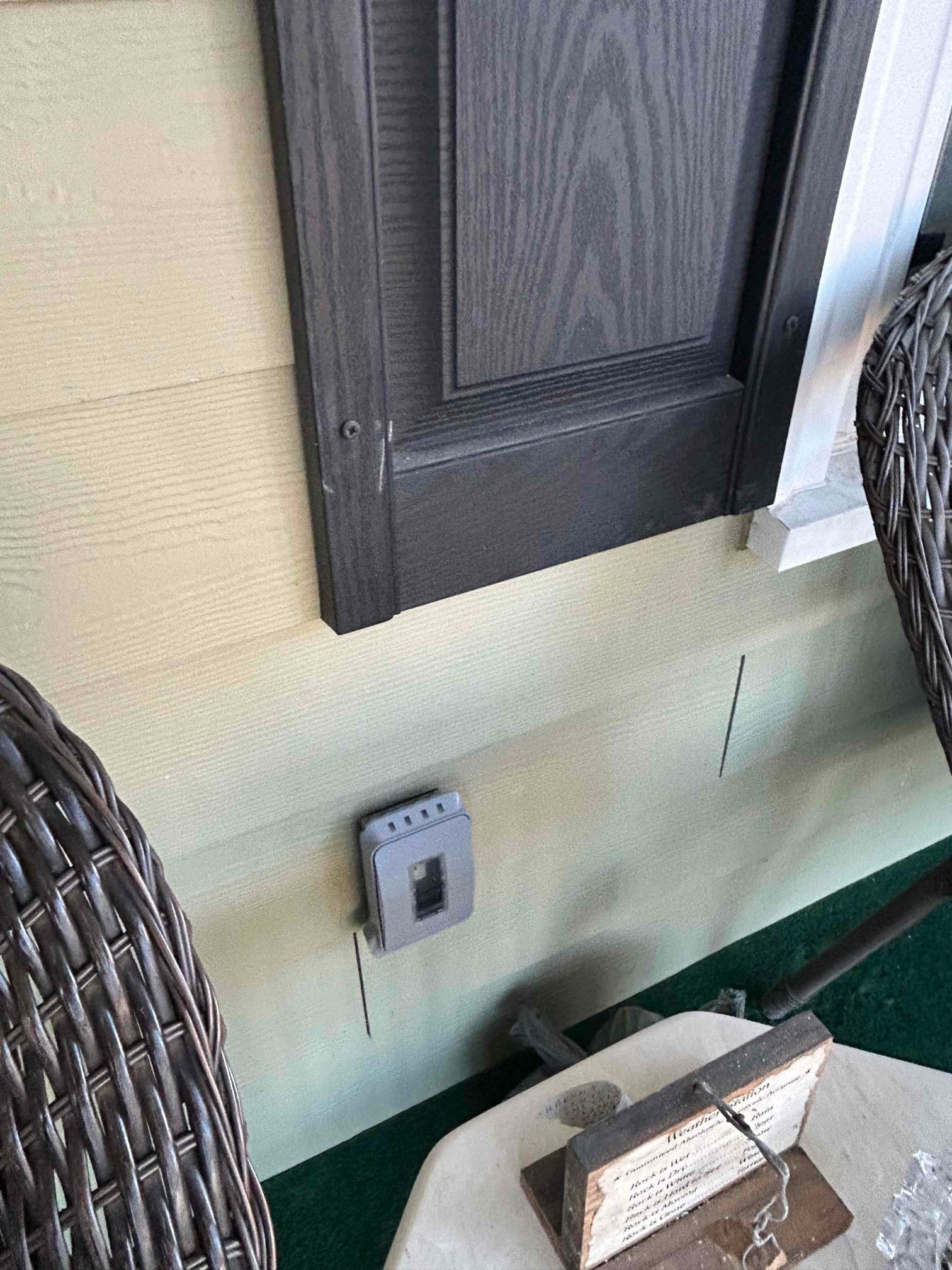 Outdoor GFCI Outlet Installation & Bubble Cover | Youngsville completed by Touchstone Electric
