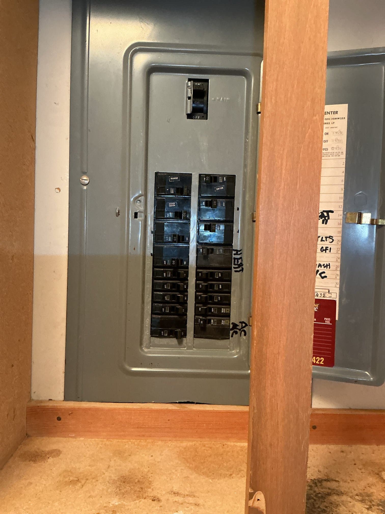 Electrical Panel Rejuvenation & 20A Breaker in Boiling Springs, SC