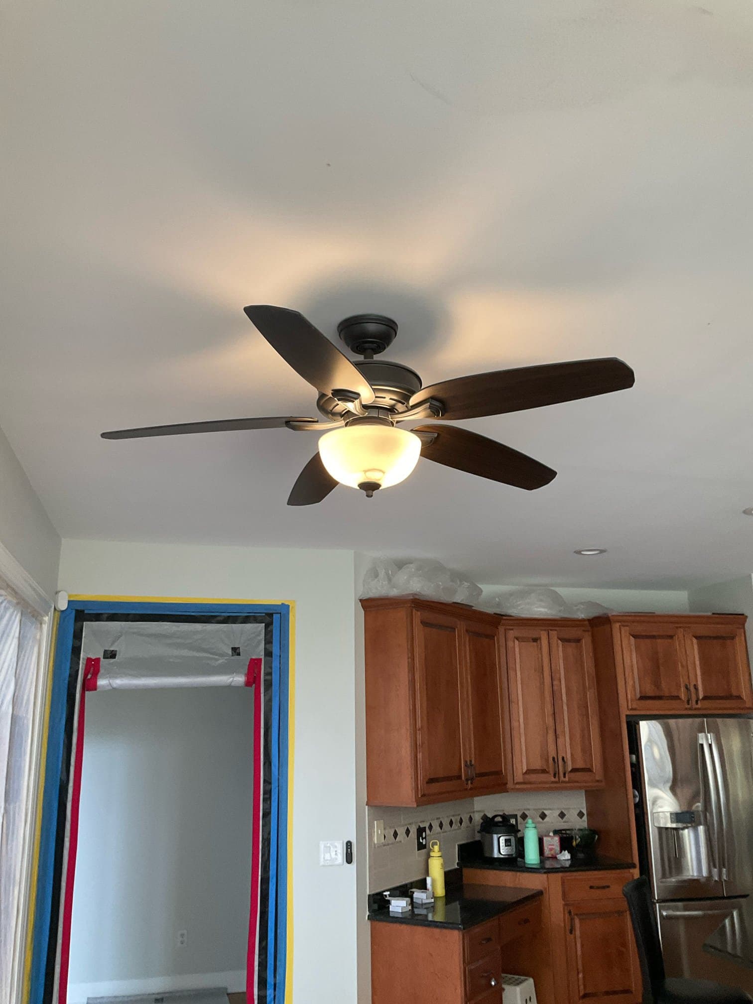 Kitchen Lighting, Fan & Outlet Relocation in Charlotte, NC
