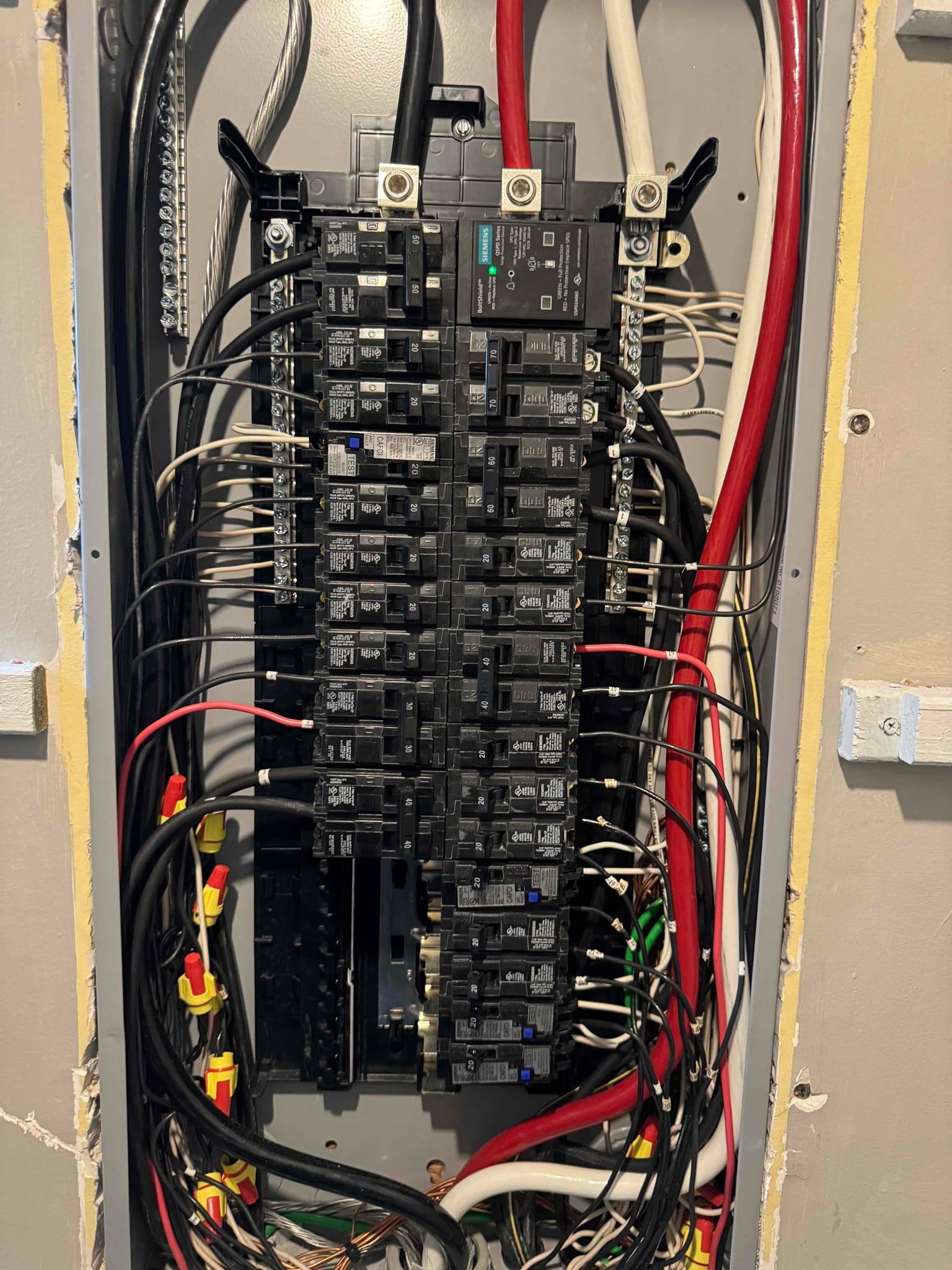 Electrical Panel Upgrade & Surge Protection in Seven Springs, NC completed by Touchstone Electric
