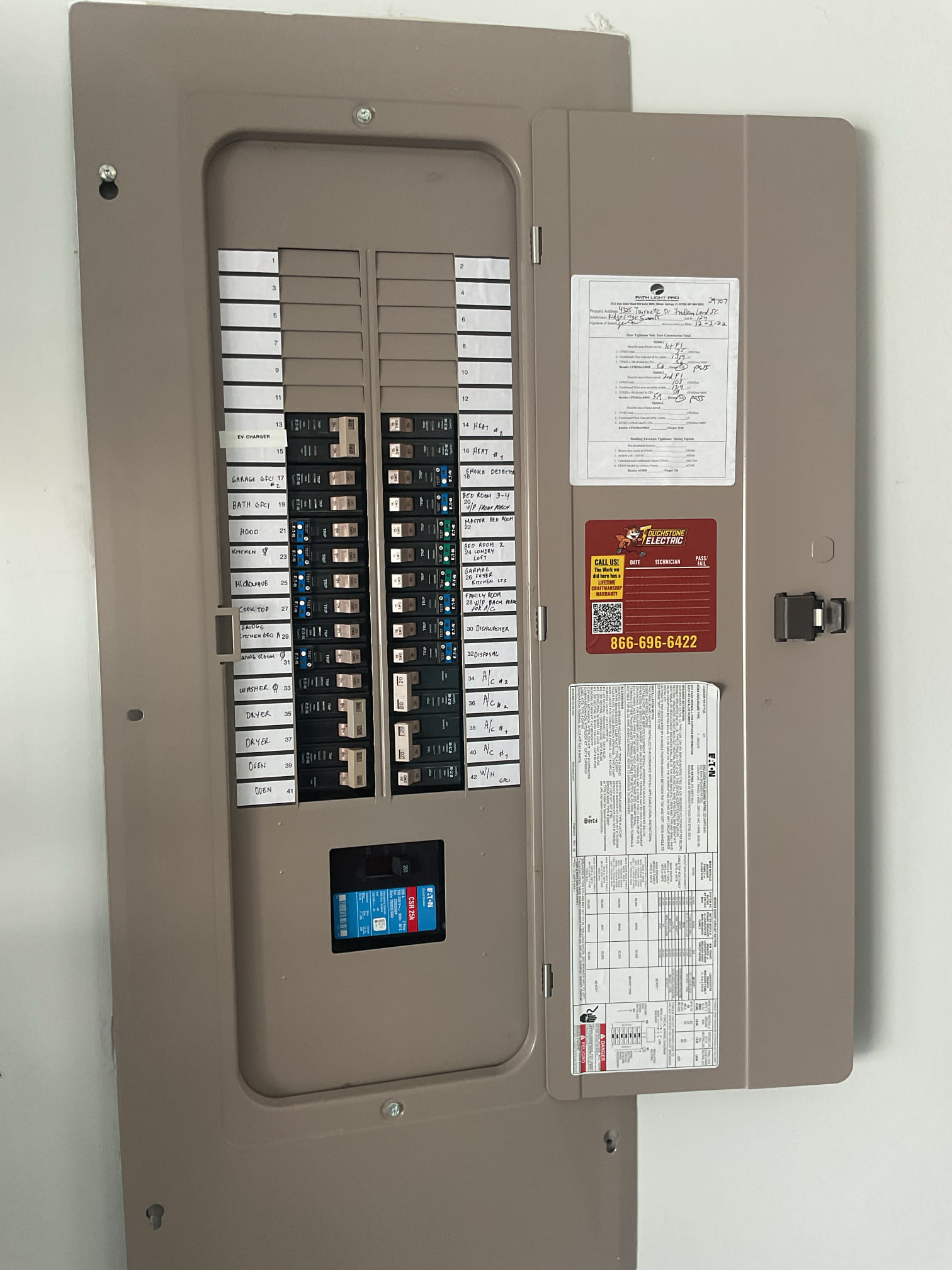 AFCI Circuit Breaker Replacement & Install in Indian Land, SC completed by Touchstone Electric
