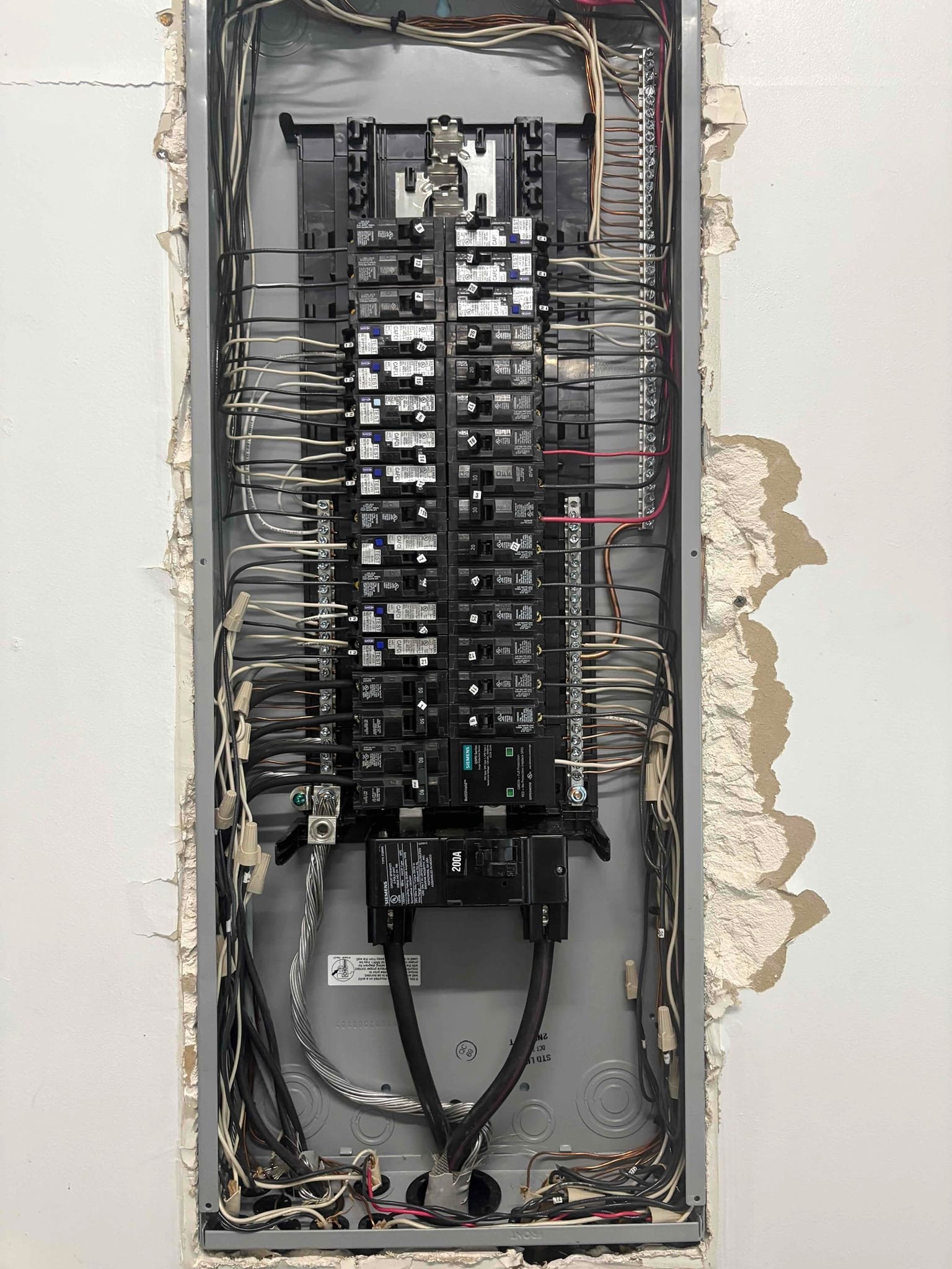 Charlotte 200A Electrical Panel Upgrade & AFCI Breakers Installed completed by Touchstone Electric