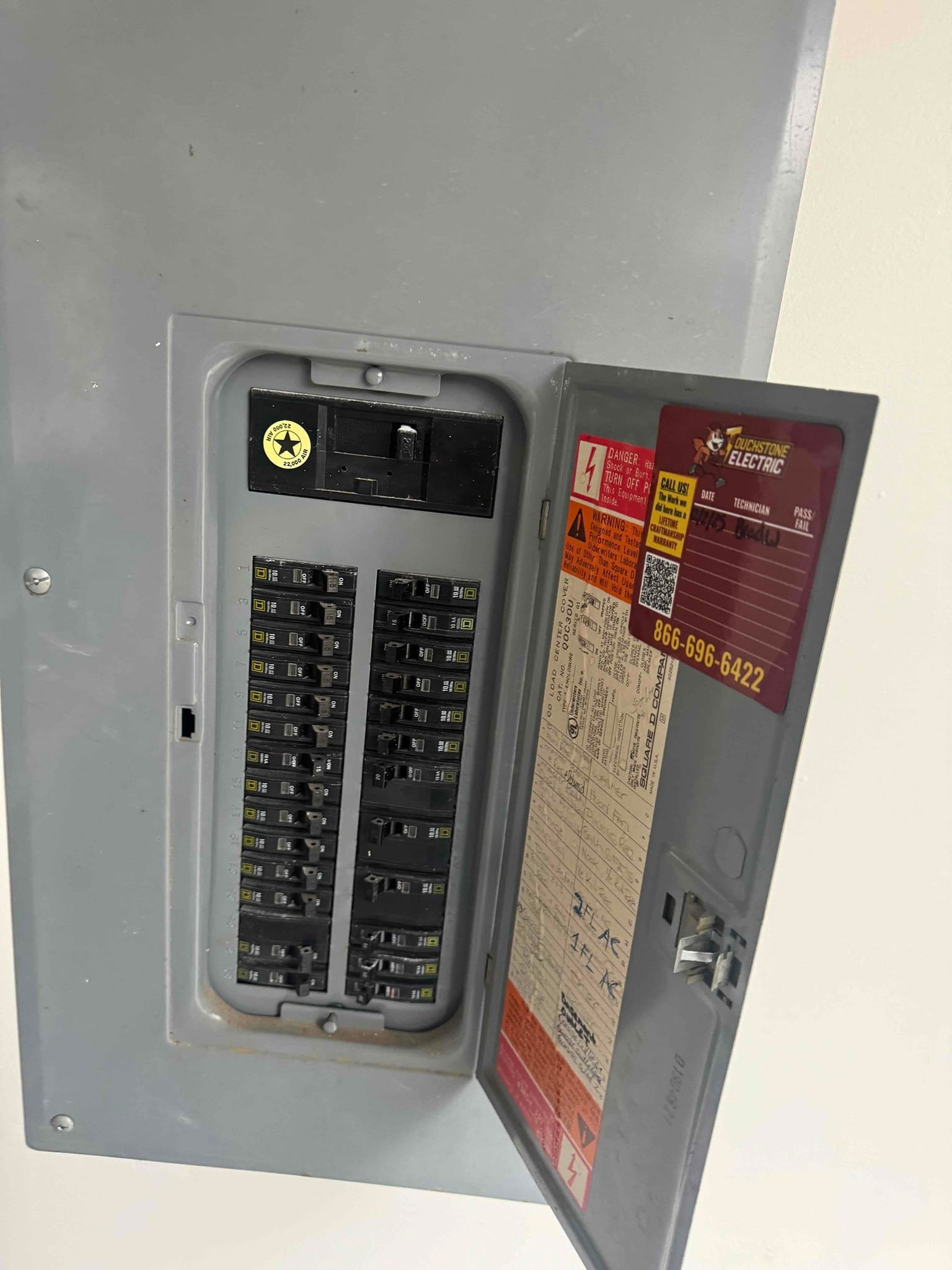 Thorough Home Electrical Inspection & Code Review in Cary, NC completed by Touchstone Electric