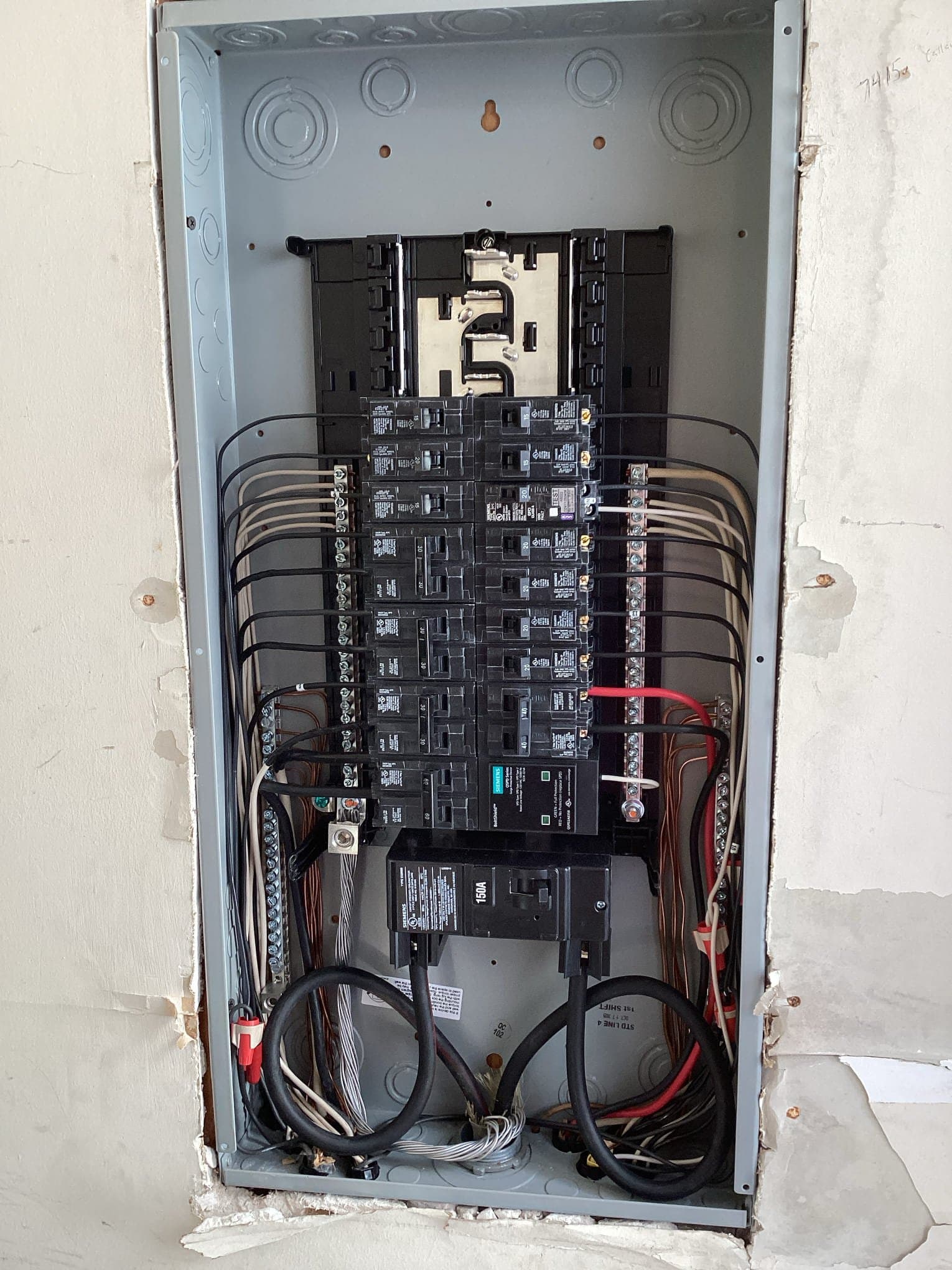 150-Amp Main Panel Upgrade & Dedicated Sump Circuit in Vass, NC