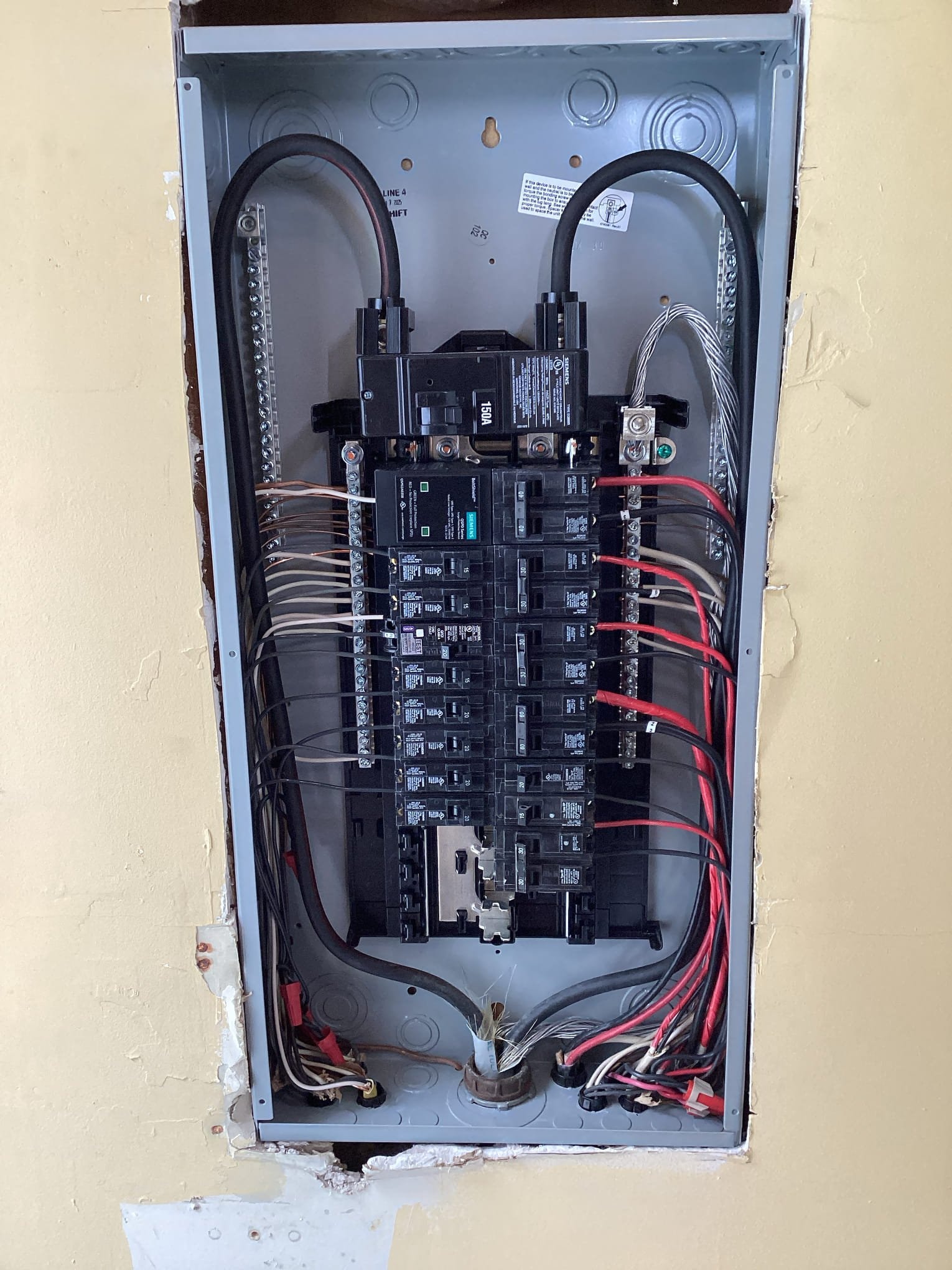 Vass, NC 150 Amp Electrical Panel Upgrade & Sump Pump Circuit completed by Touchstone Electric