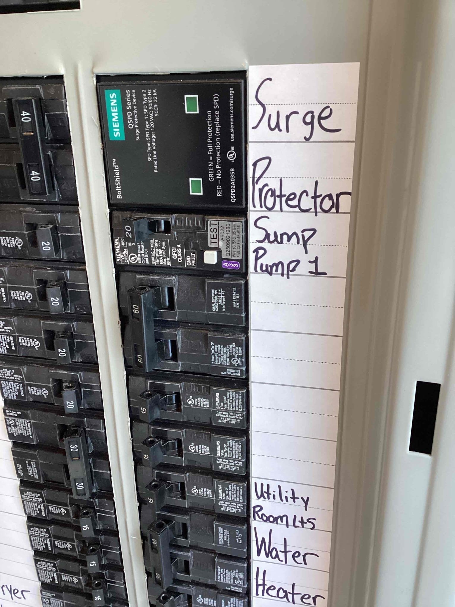 150 Amp Electrical Panel Upgrade & Sump Pump Circuit in Vass, NC completed by Touchstone Electric
