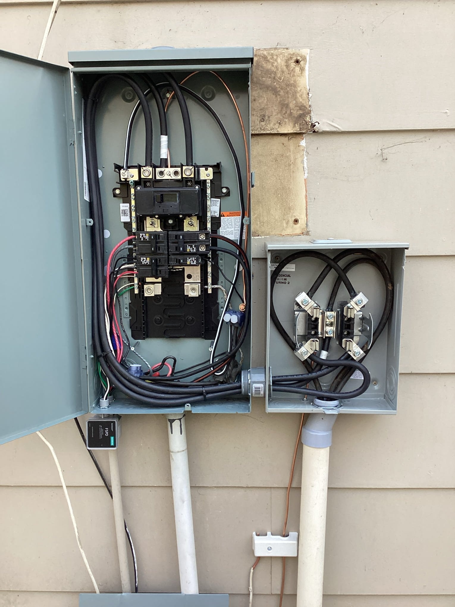 200A Meter Base Combo & Service Upgrade in Charlotte, NC completed by Touchstone Electric