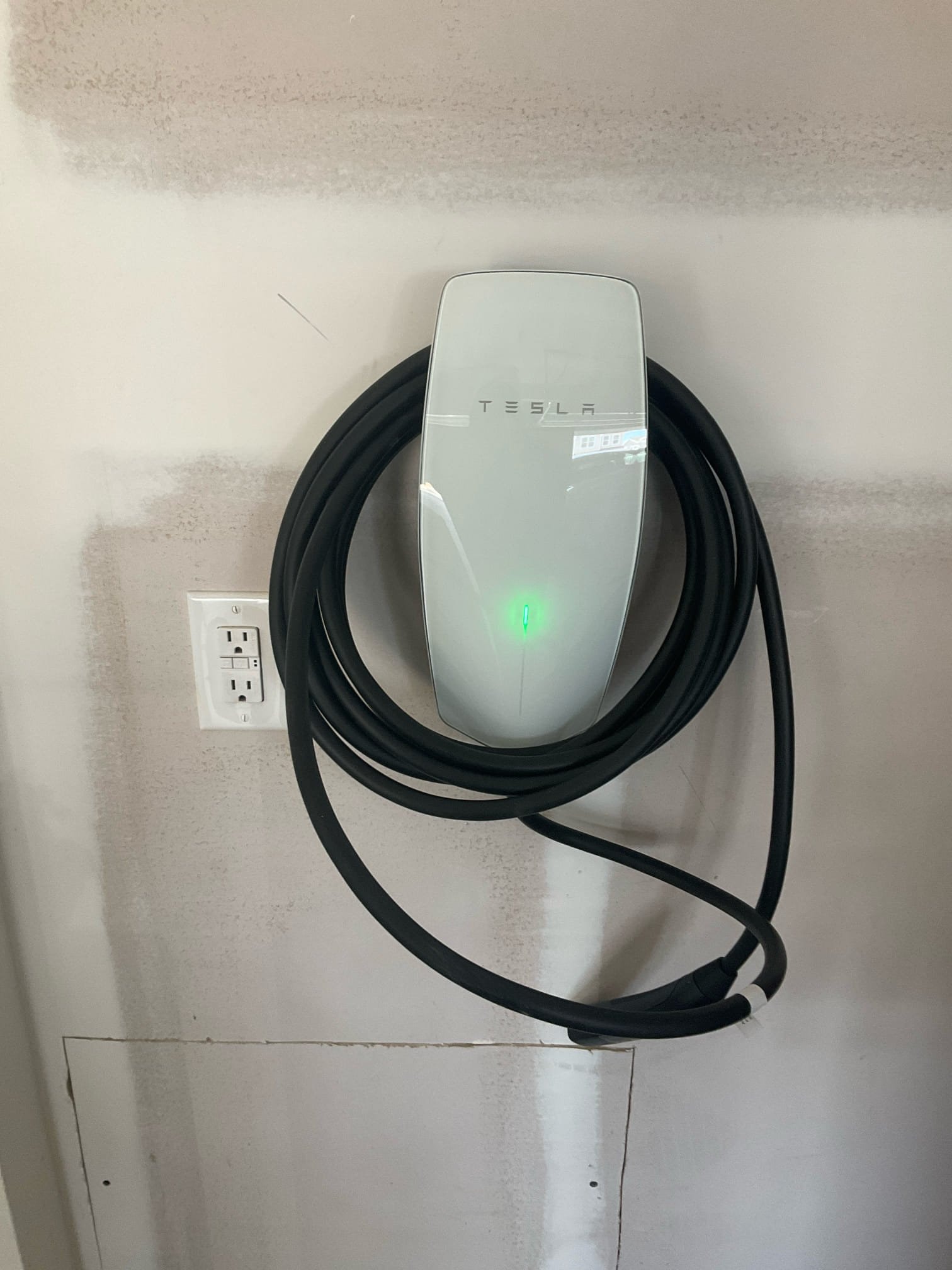Level 2 EV Charger Installation with 60A Circuit in Charlotte completed by Touchstone Electric