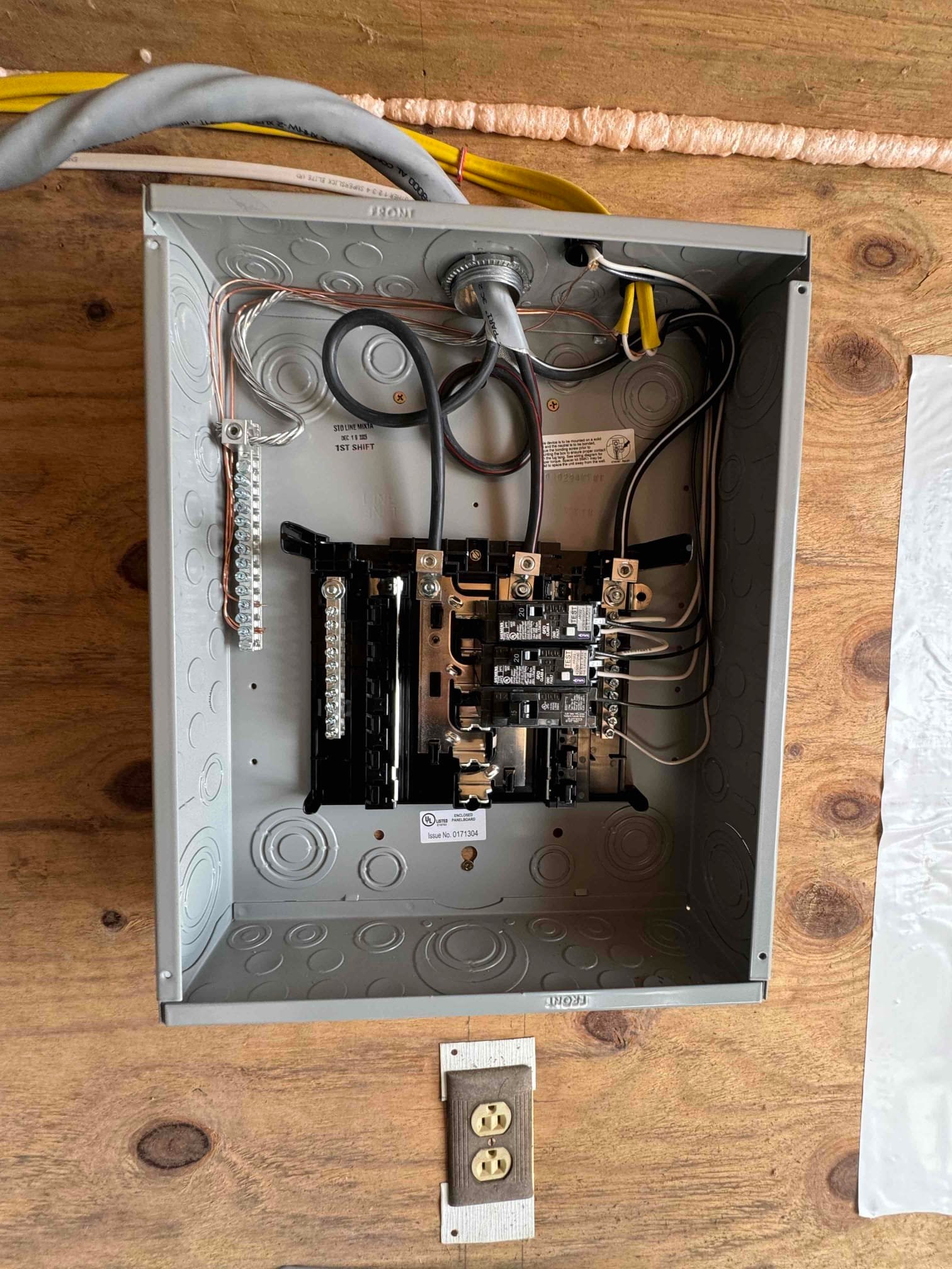 150A Electrical Panel Upgrade & Subpanel in Bear Creek, NC completed by Touchstone Electric