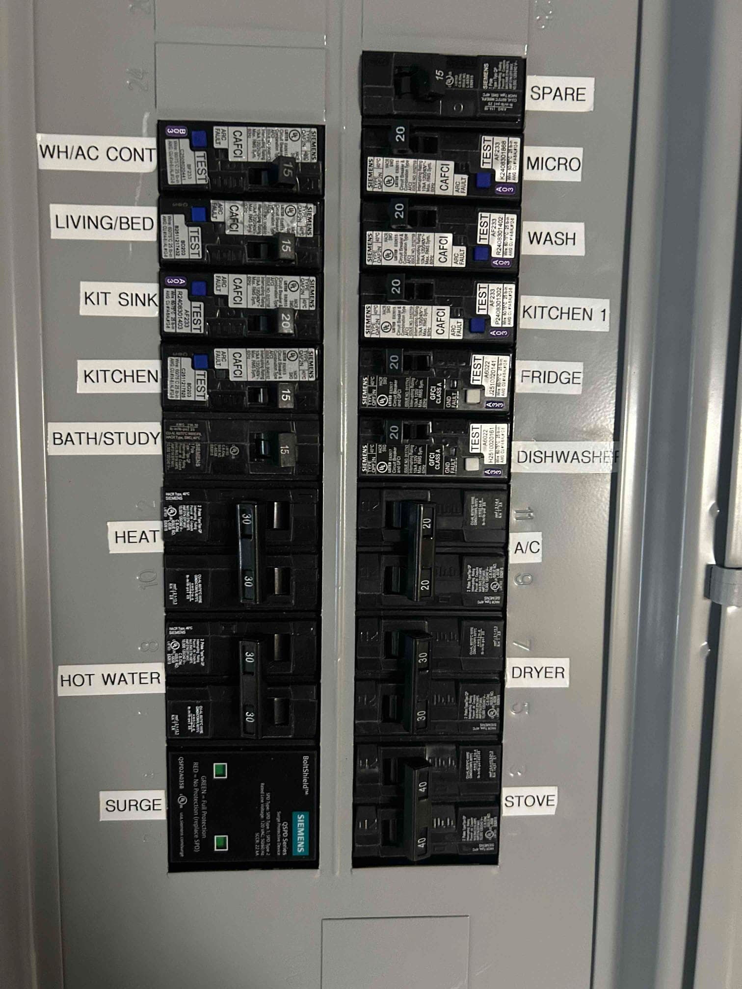 Electrical Subpanel Installation & AFCI Upgrade in Wilmington, NC