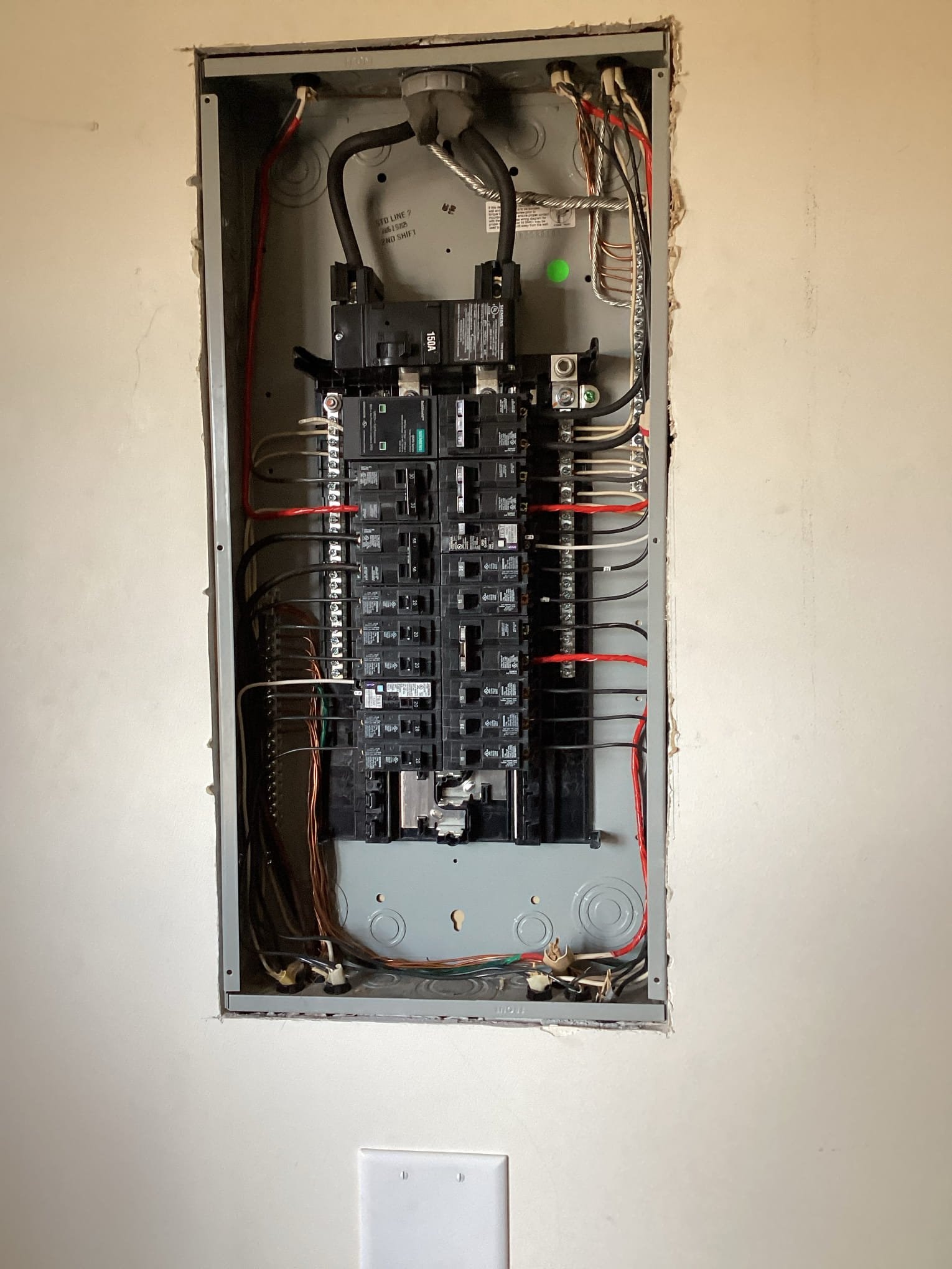 Electrical Panel Replacement & Surge Protection in Nashville, NC completed by Touchstone Electric