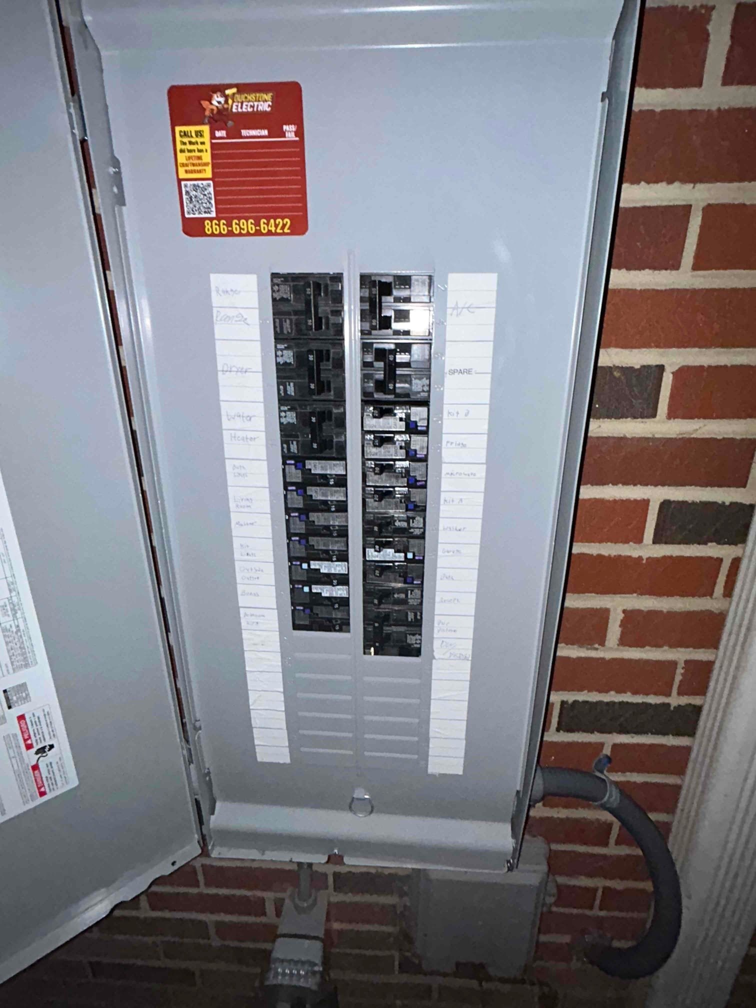Washer & Dryer Outlet Relocation & Installation in Kannapolis, NC completed by Touchstone Electric