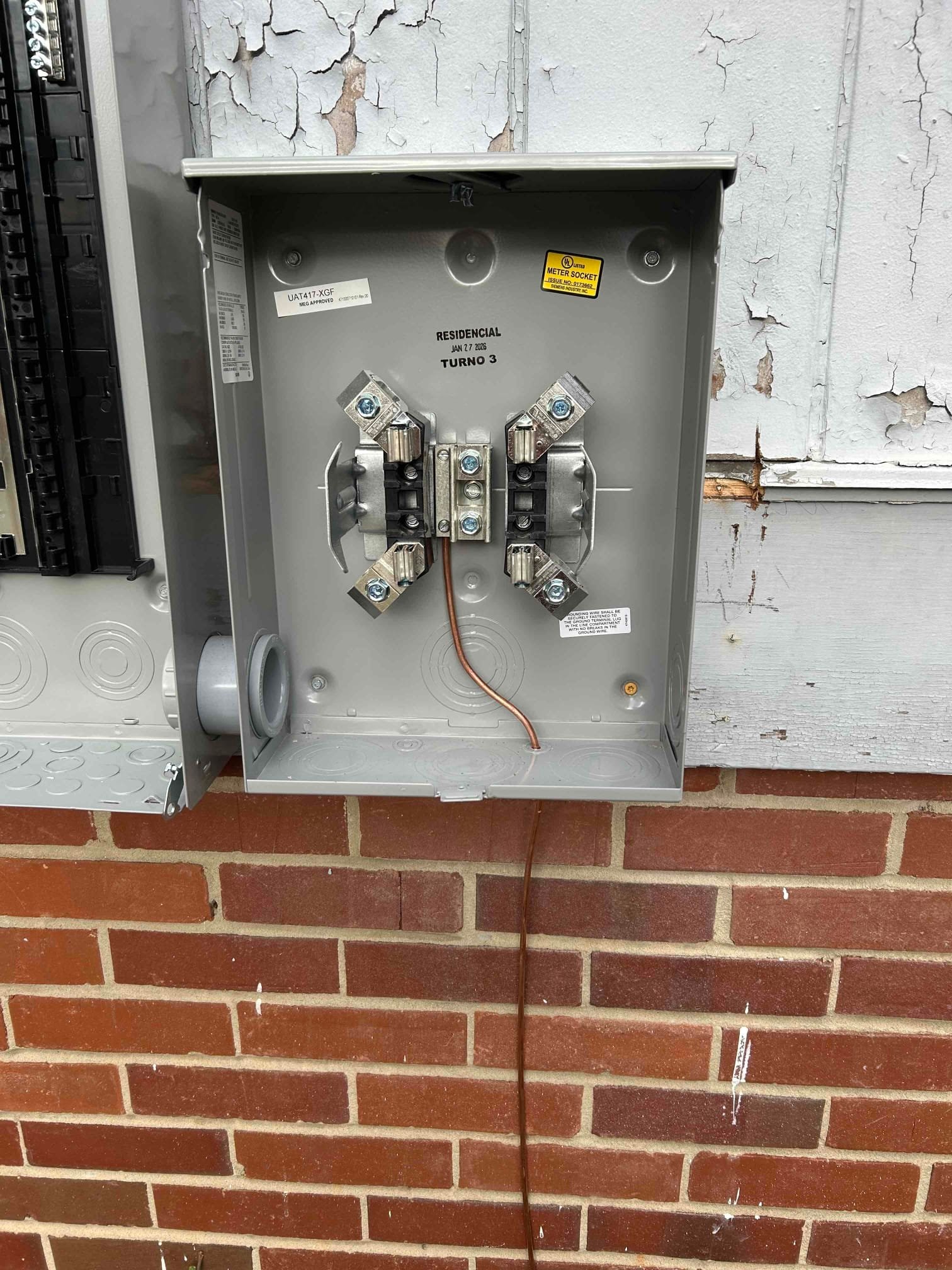 200A Electrical Panel Upgrade & Surge Protection in Durham, NC completed by Touchstone Electric