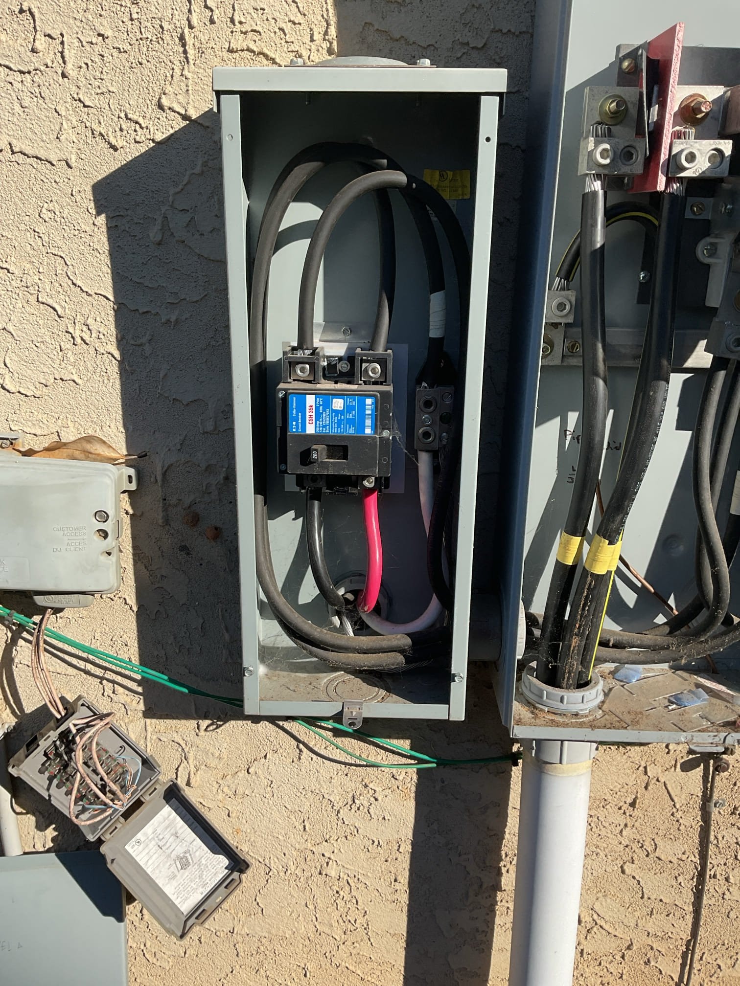 200A Electrical Panel Upgrade & Generator Inlet in Weddington completed by Touchstone Electric