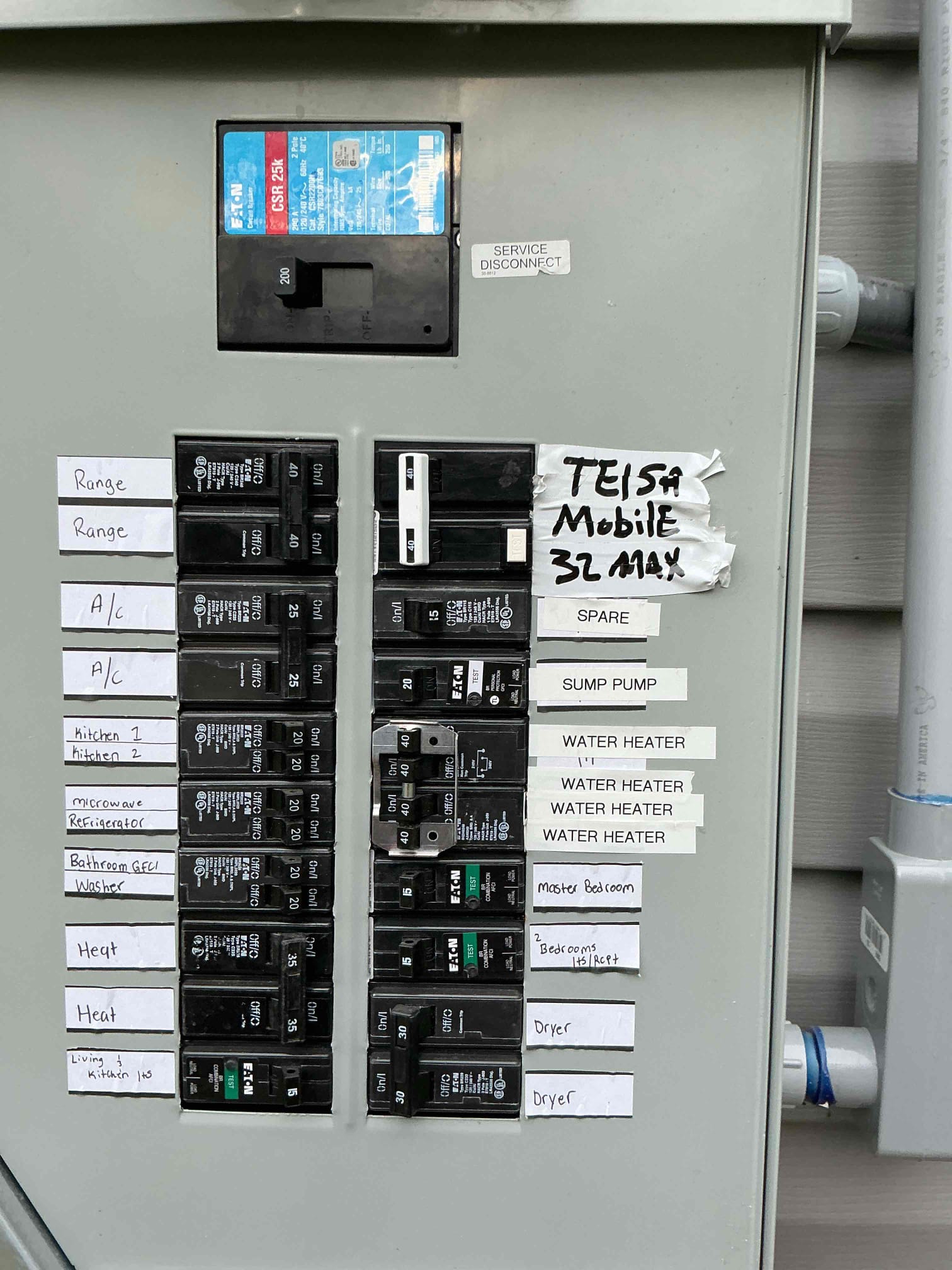 Circuit Breaker Replacement in Charlotte, NC | Eaton BR 40/40 completed by Touchstone Electric
