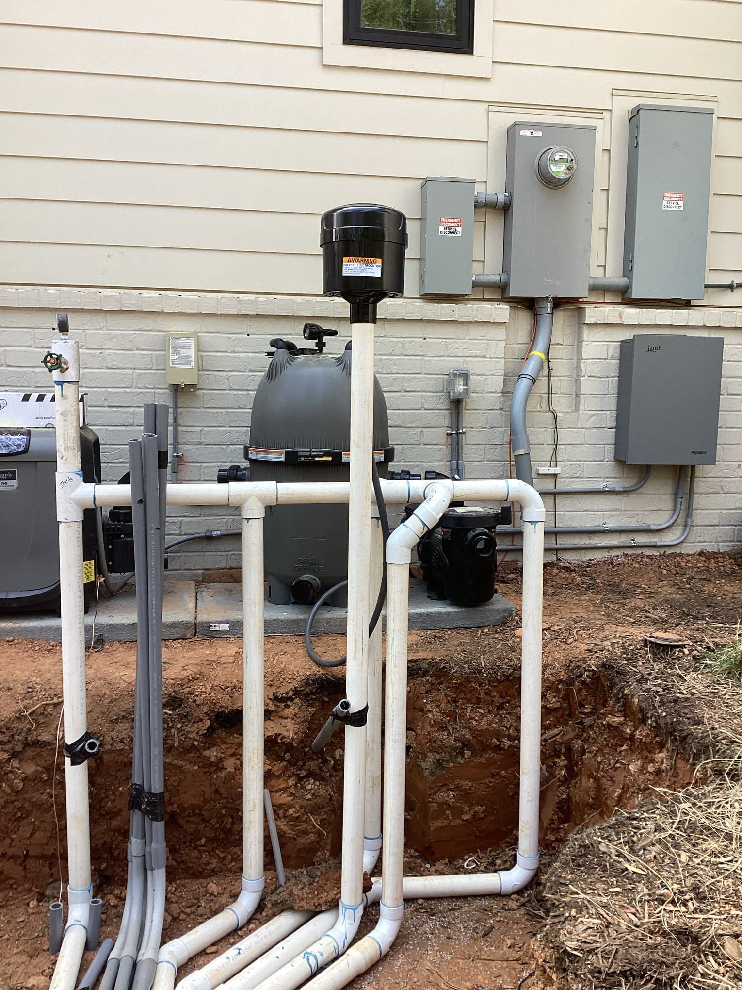Pool Panel Install, Bonding & Equipment Wiring in Charlotte, NC completed by Touchstone Electric