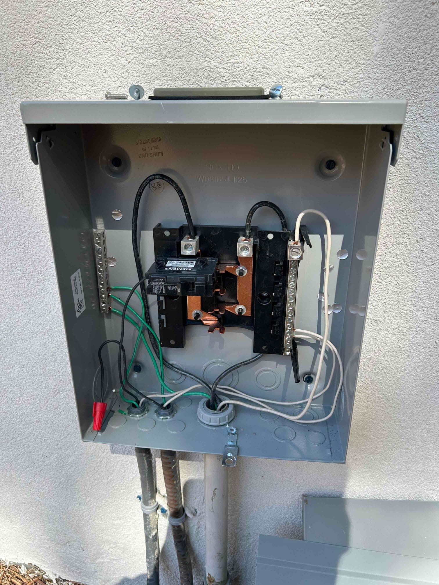 Outdoor GFCI Outlet Installation by Gate in Charlotte, NC