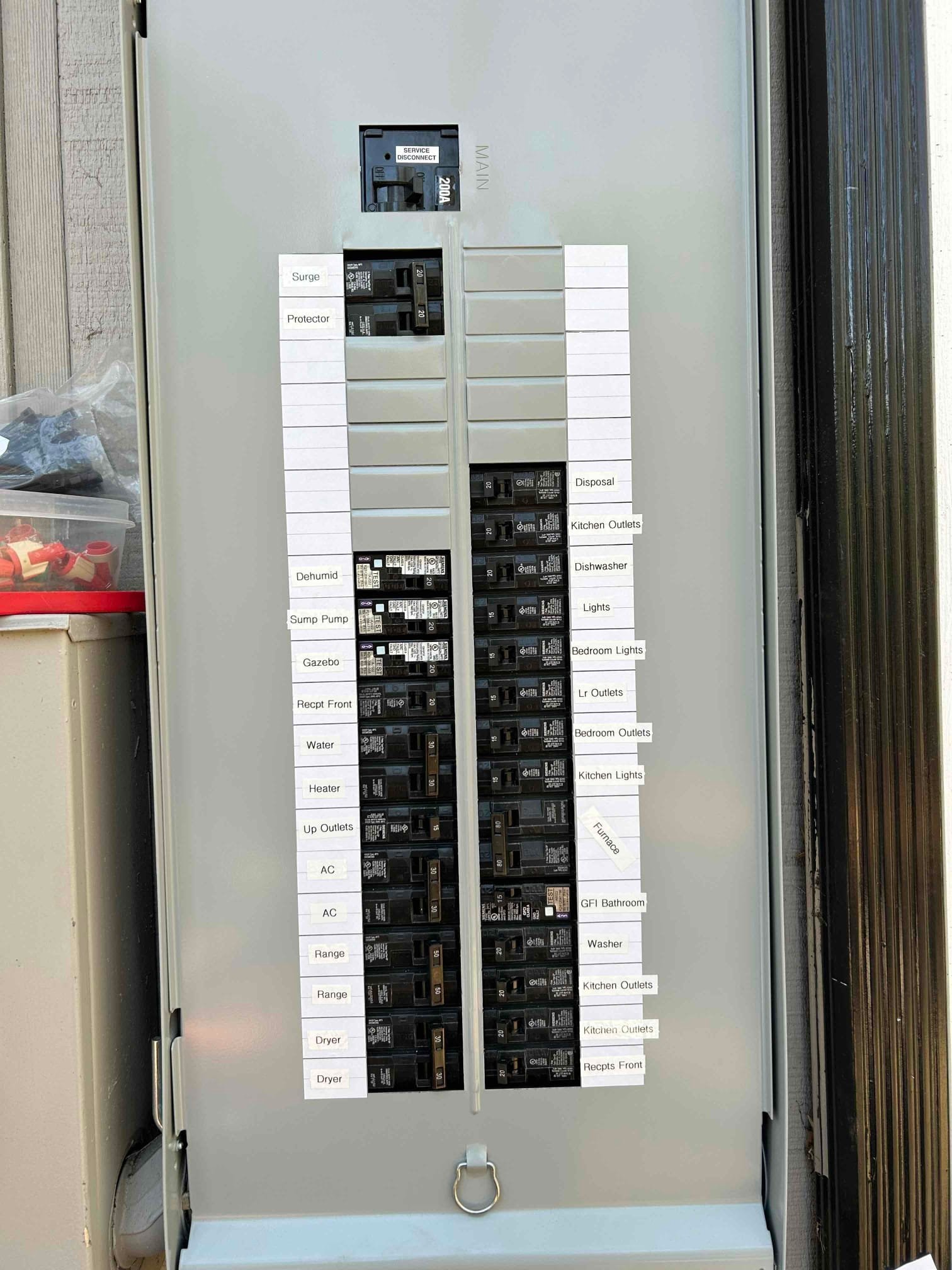 200A Electrical Panel Upgrade & Surge Protection | Durham, NC completed by Touchstone Electric