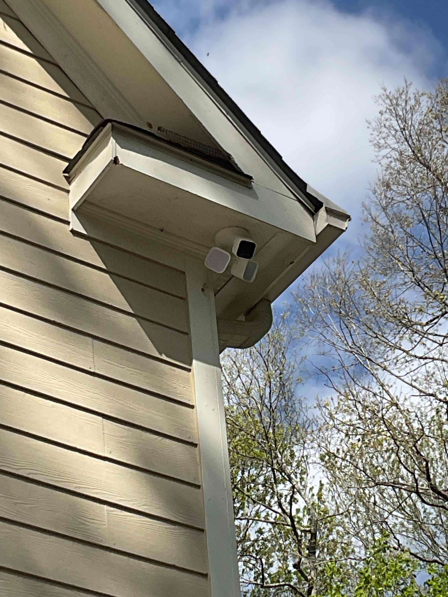 Outdoor Floodlight Replacement & Installation in Gastonia, NC completed by Touchstone Electric