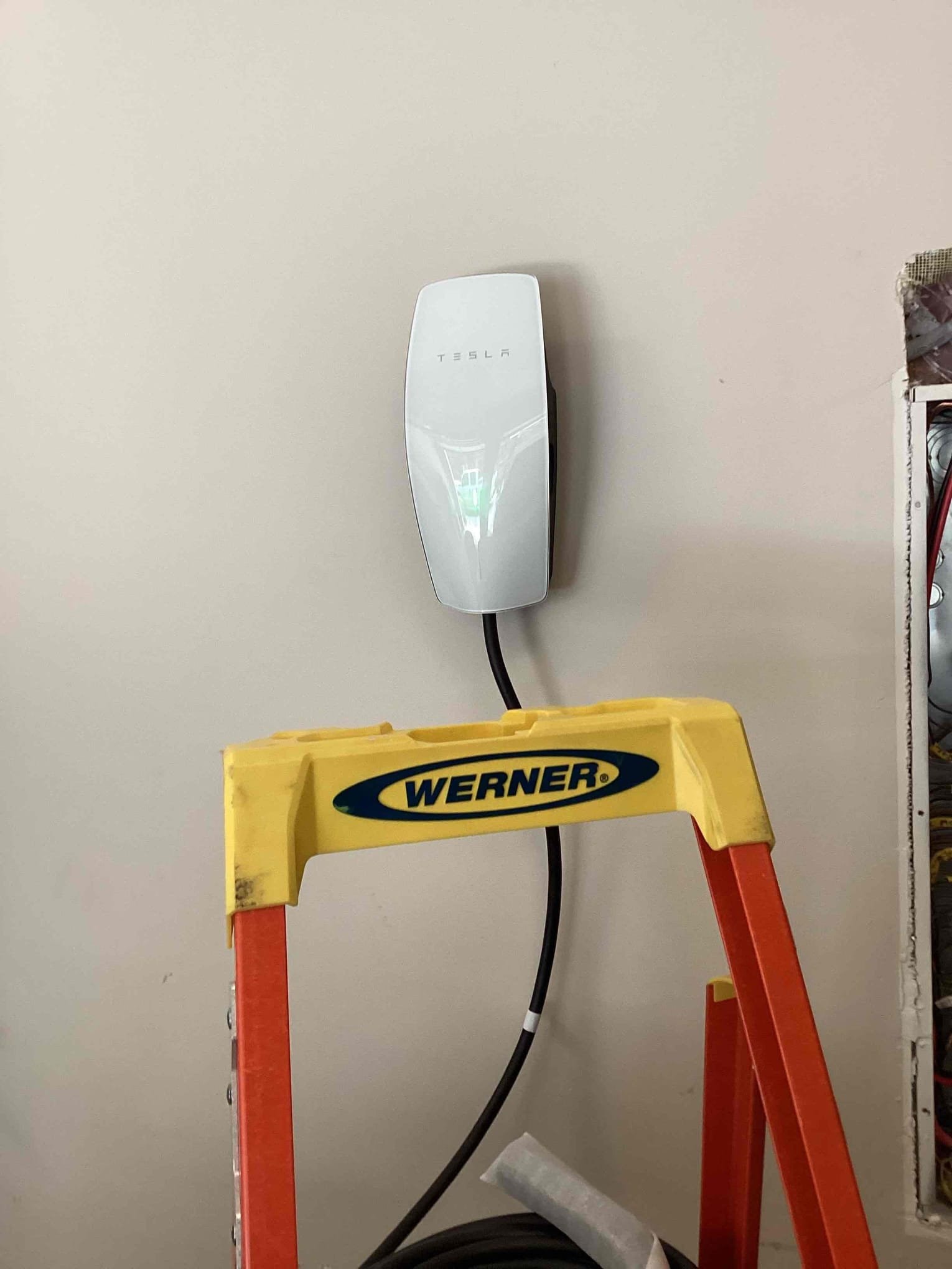 Fort Mill Tesla Wall Connector Installation | 60A EV Charger completed by Touchstone Electric