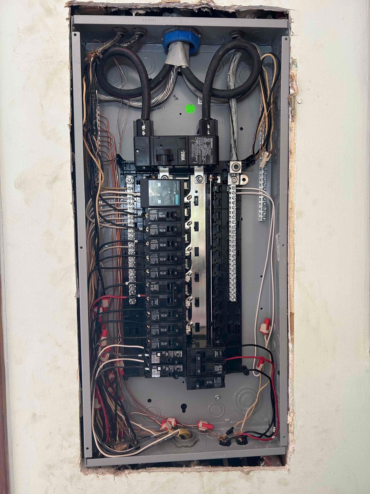 200A Main Panel Upgrade & Surge Protection in Hope Mills, NC completed by Touchstone Electric