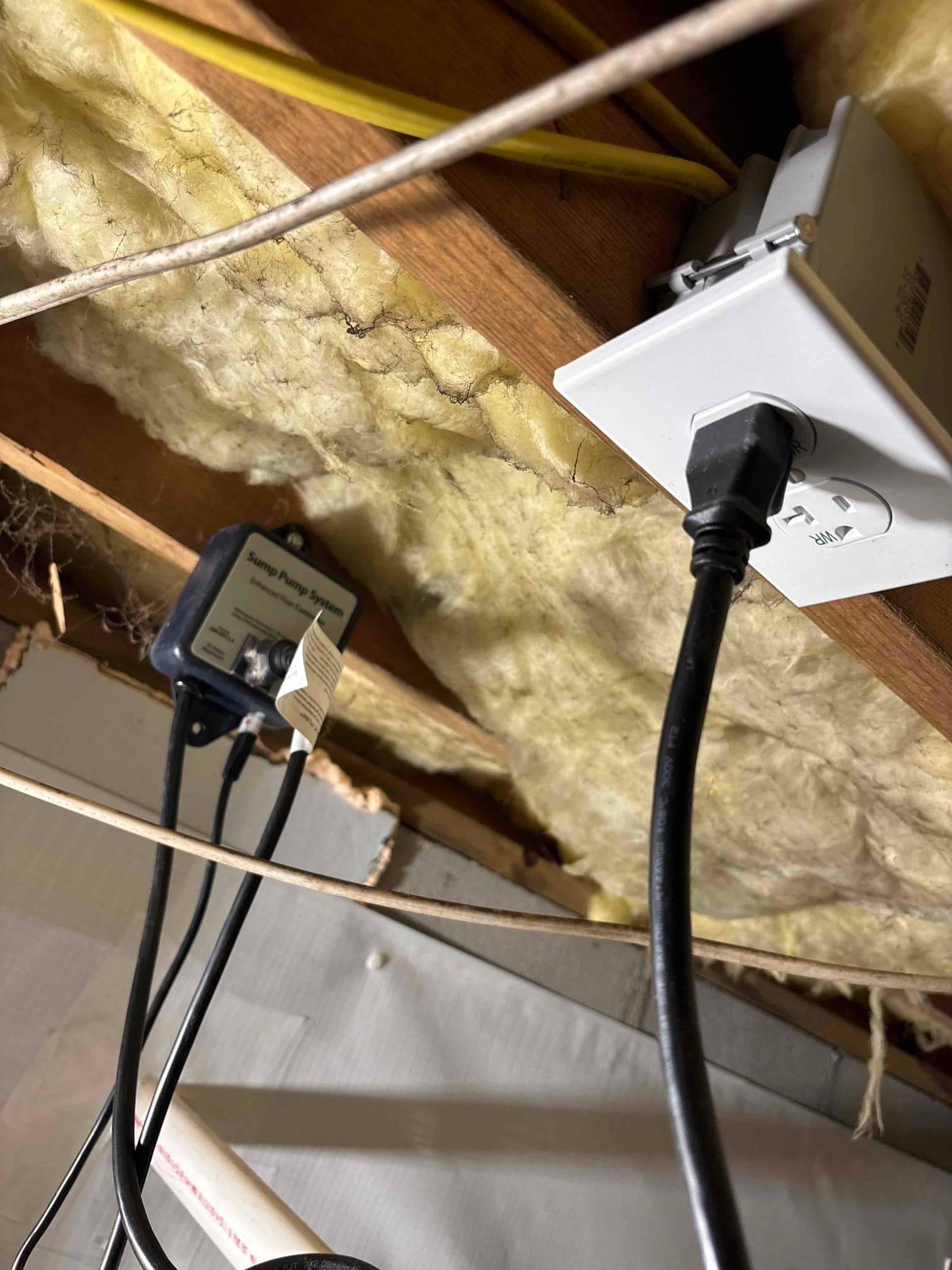 Dedicated Sump Pump Circuit & GFCI Outlet in Clayton, NC completed by Touchstone Electric