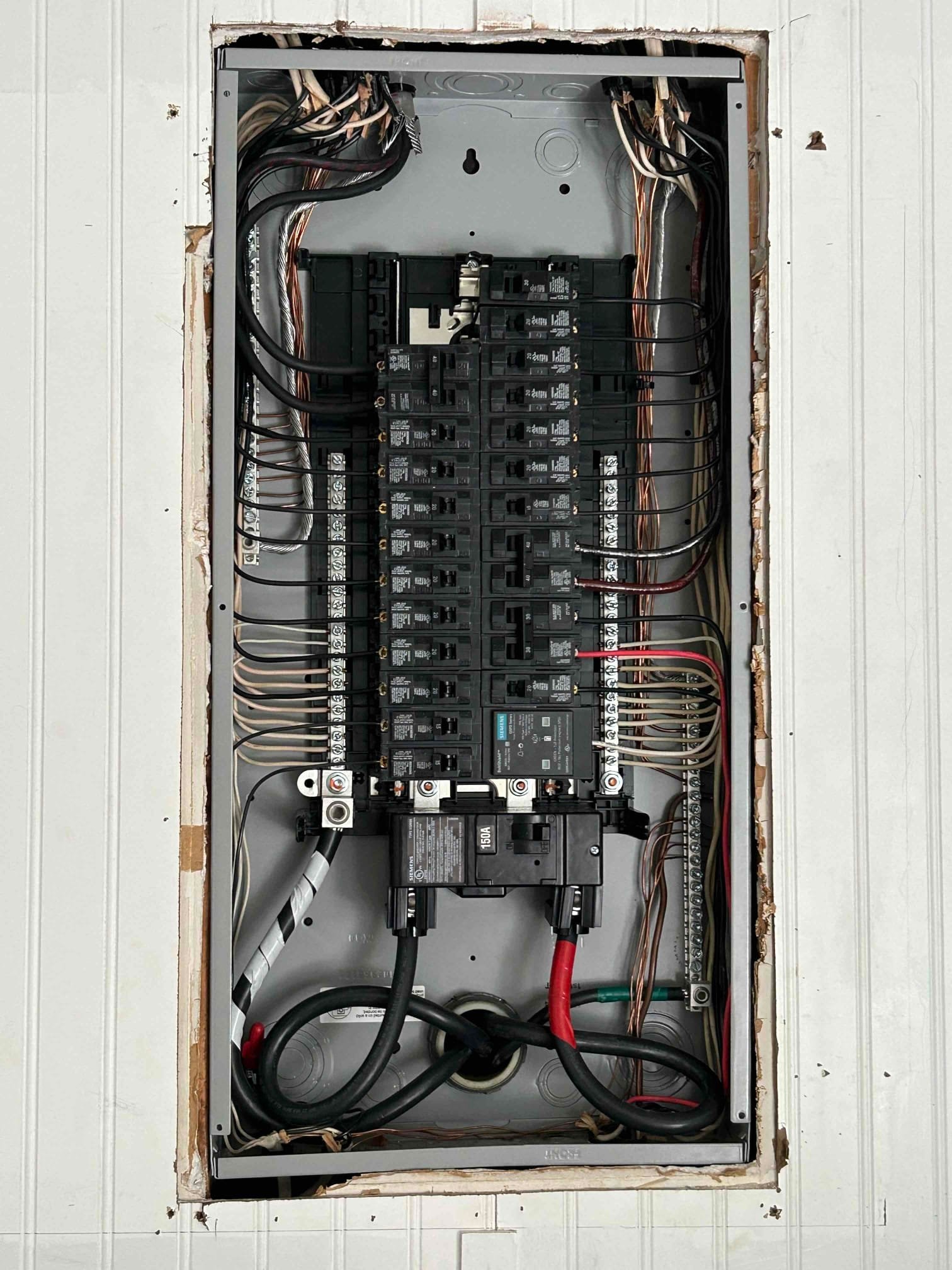 Raleigh 200A Electrical Panel Replacement & Surge Protection completed by Touchstone Electric