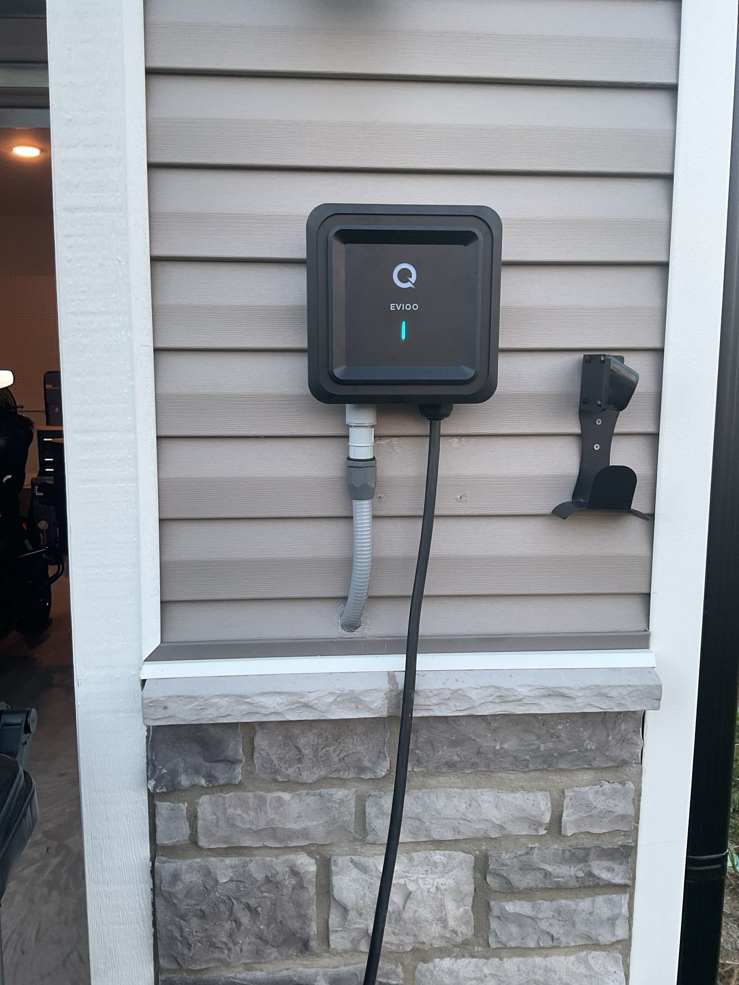 Level 2 EV Charger Installation with Duke Rebate in Sanford, NC completed by Touchstone Electric