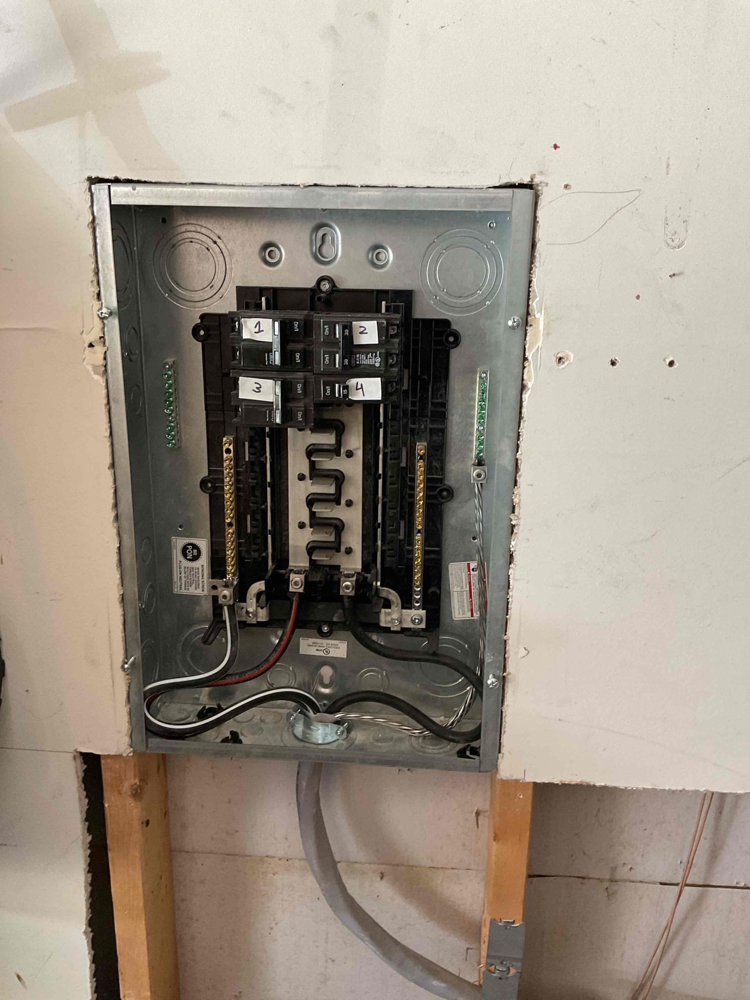 8-Circuit Disconnection, Rerun & Panel Reconnection in Charlotte completed by Touchstone Electric