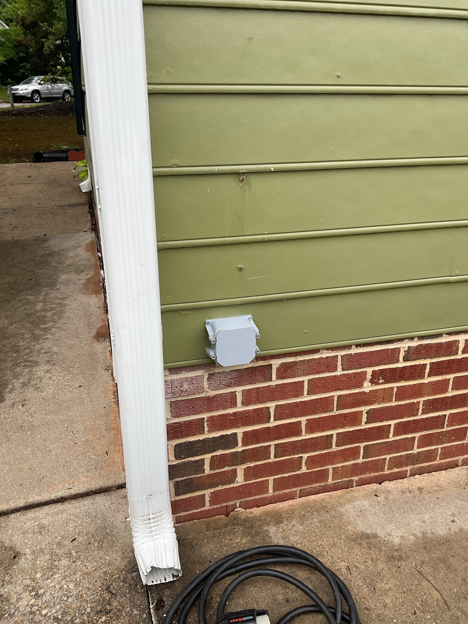 EV Charger Removal & EV Circuit Junction Box in Raleigh, NC completed by Touchstone Electric