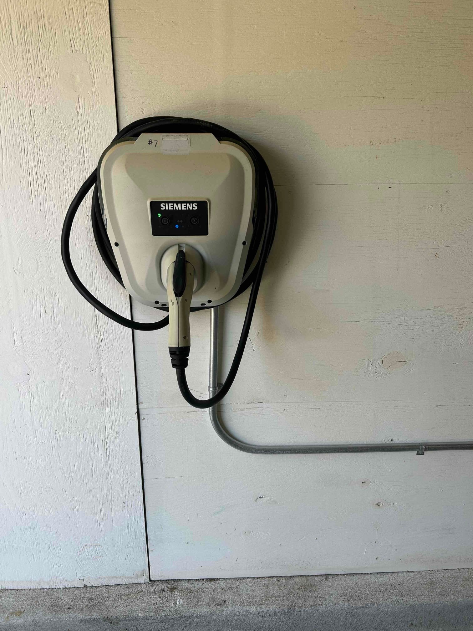 EV Charging Station Installation in Raleigh, NC (Level 2) completed by Touchstone Electric