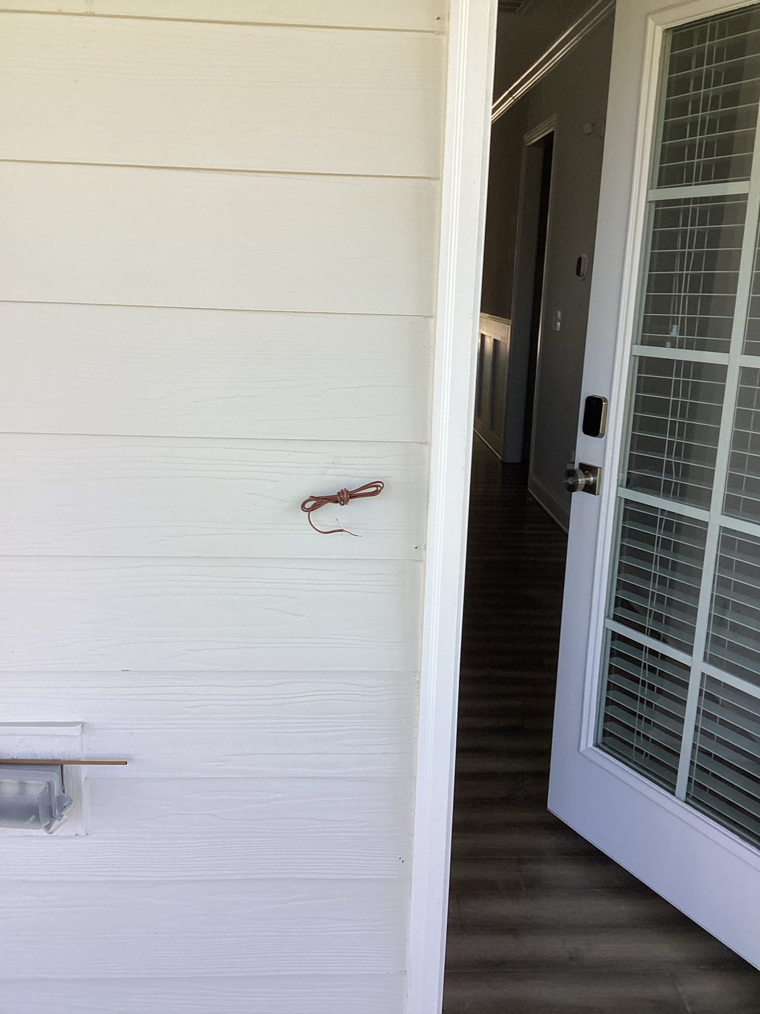 Doorbell Wiring Installation & Wire Fishing in Knightdale, NC completed by Touchstone Electric