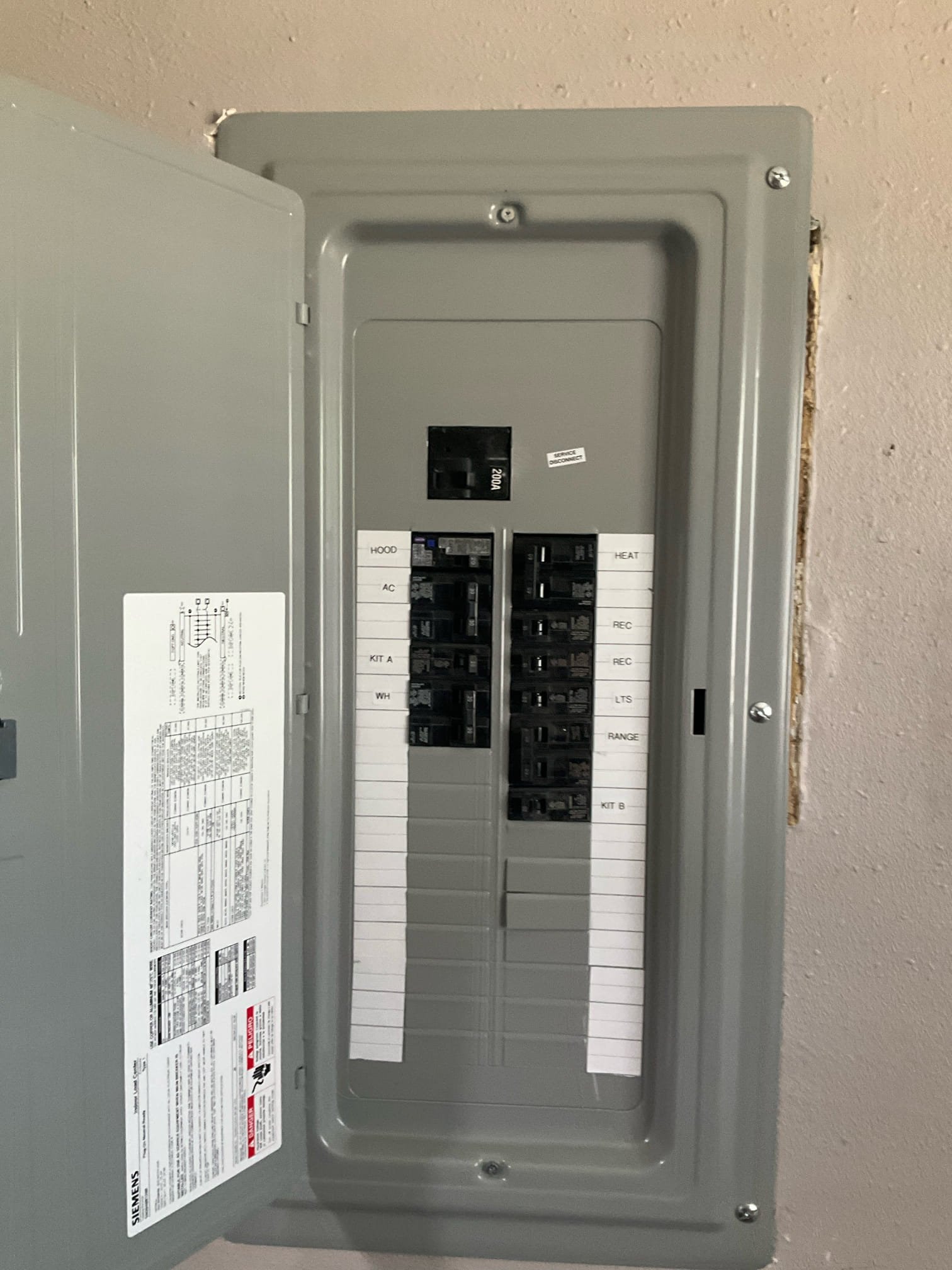 Electrical Panel Upgrade & 200A Subpanel | Charlotte, NC completed by Touchstone Electric