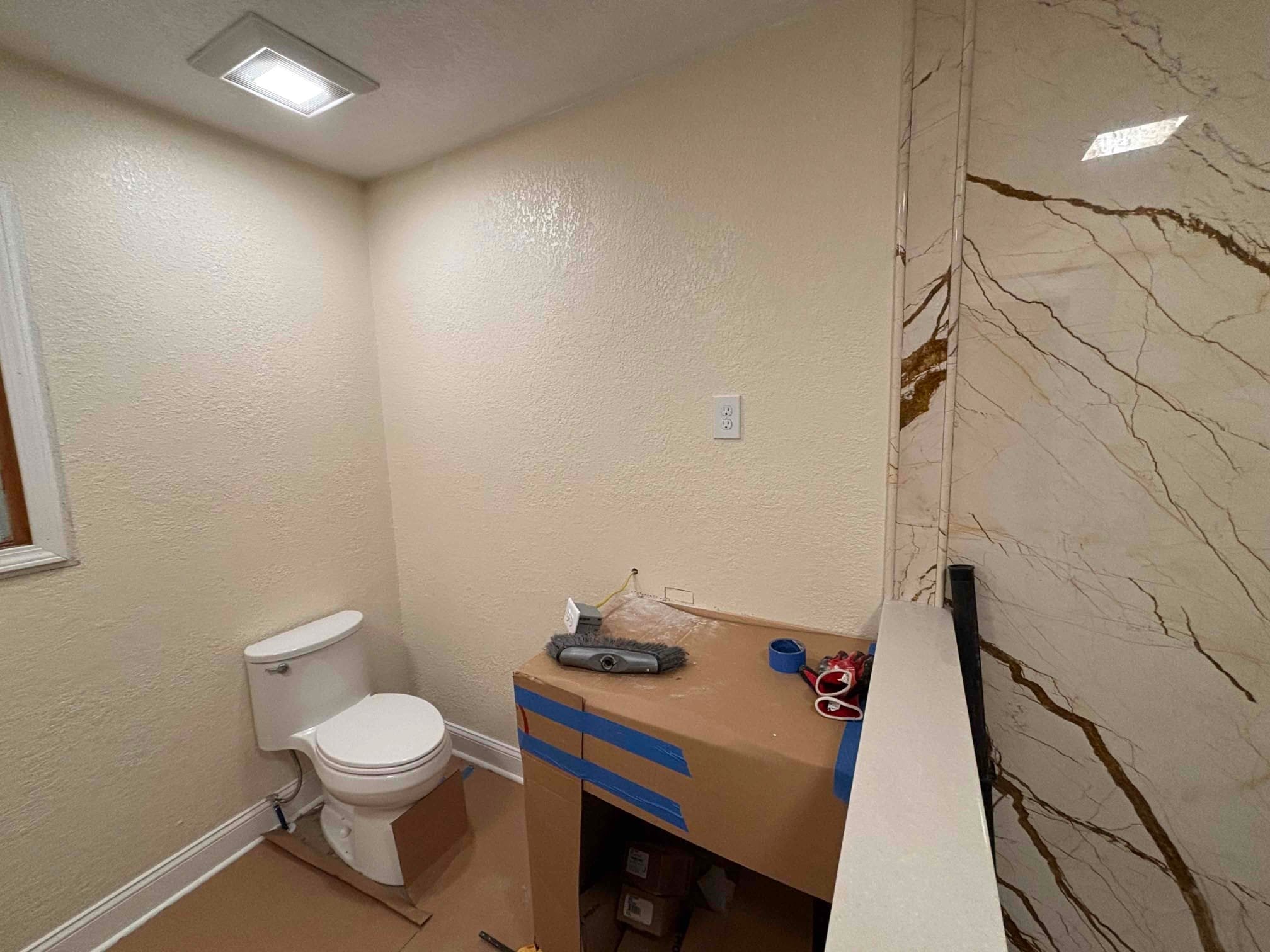 Bathroom Lighting, Vent Fans & GFCI Outlets in Mars Hill, NC completed by Touchstone Electric
