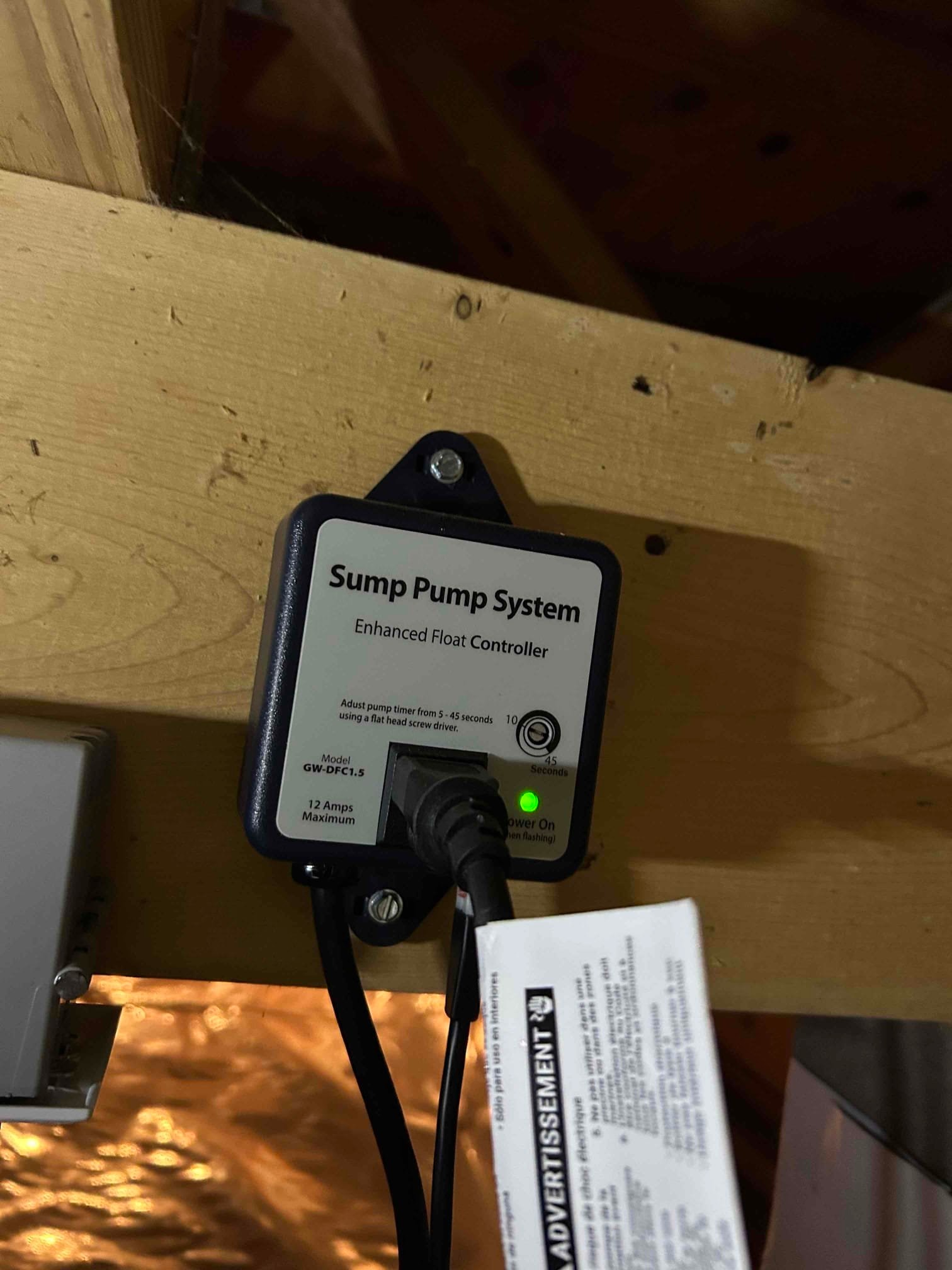 Dedicated Circuits for Sump Pump & Dehumidifier in Raleigh, NC completed by Touchstone Electric