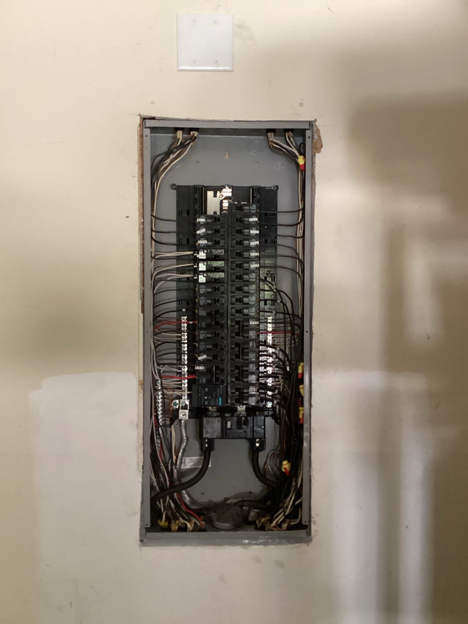 200A Electrical Panel Upgrade & Surge Protection in Raleigh, NC completed by Touchstone Electric