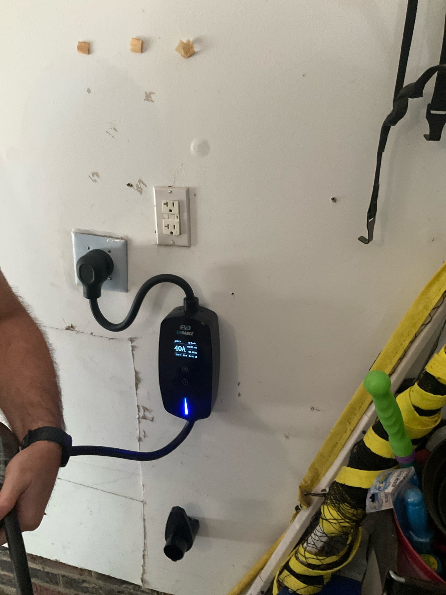 Level 2 EV Charger Installation & 45A Circuit in Charlotte, NC completed by Touchstone Electric