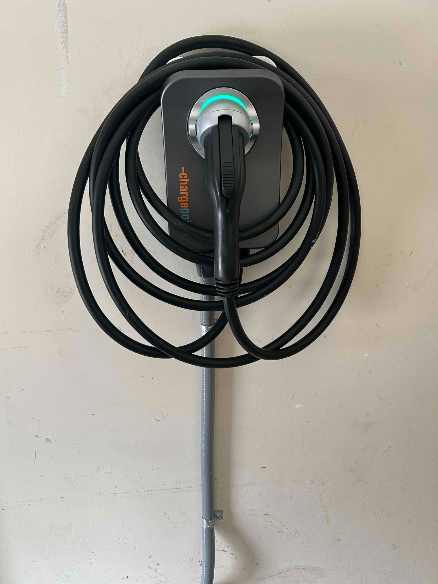 Durham Level 2 EV Charger Installation with Duke Rebate completed by Touchstone Electric