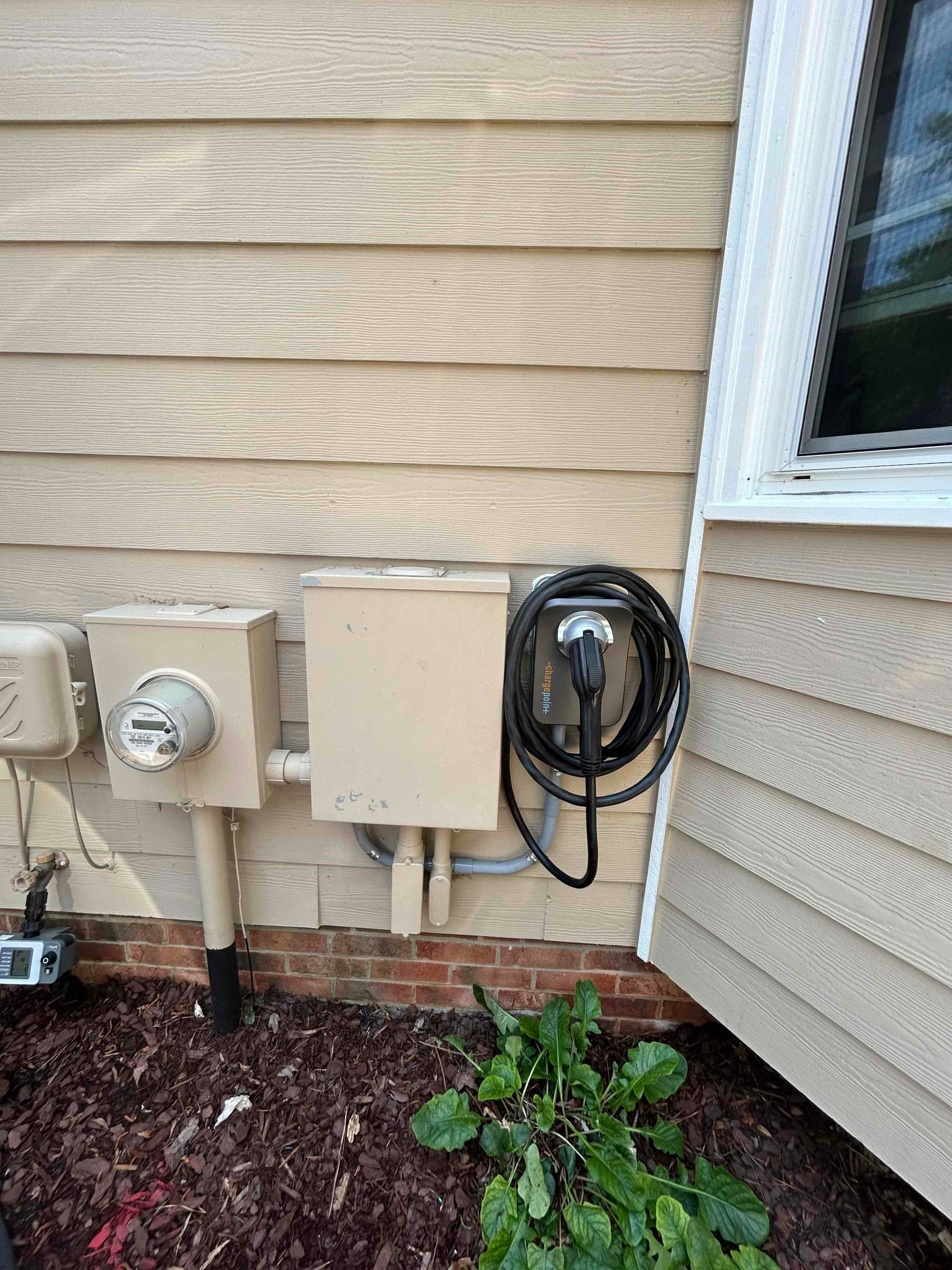 Raleigh Level 2 EV Charger Install with New 50A Circuit completed by Touchstone Electric
