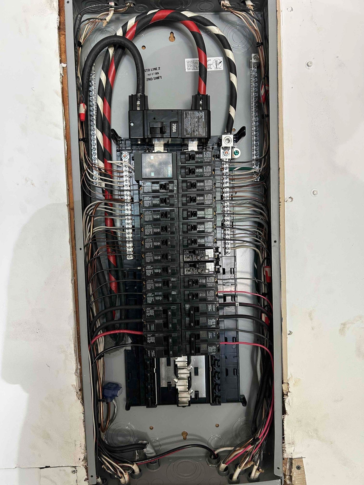 200A Electrical Panel Upgrade & Surge Protection in Cary, NC