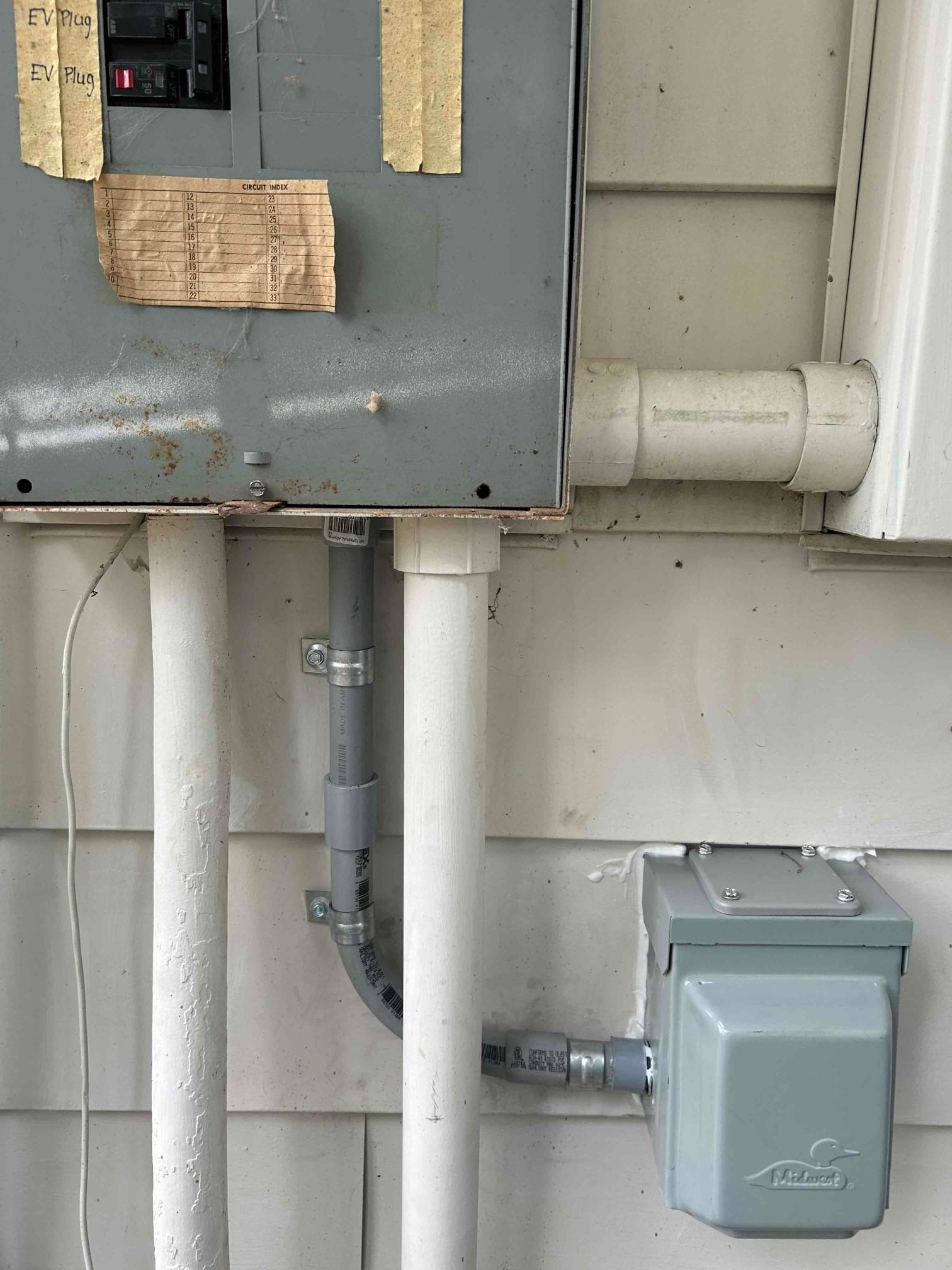 Residential Level 2 EV Charger Installation in Raleigh, NC completed by Touchstone Electric