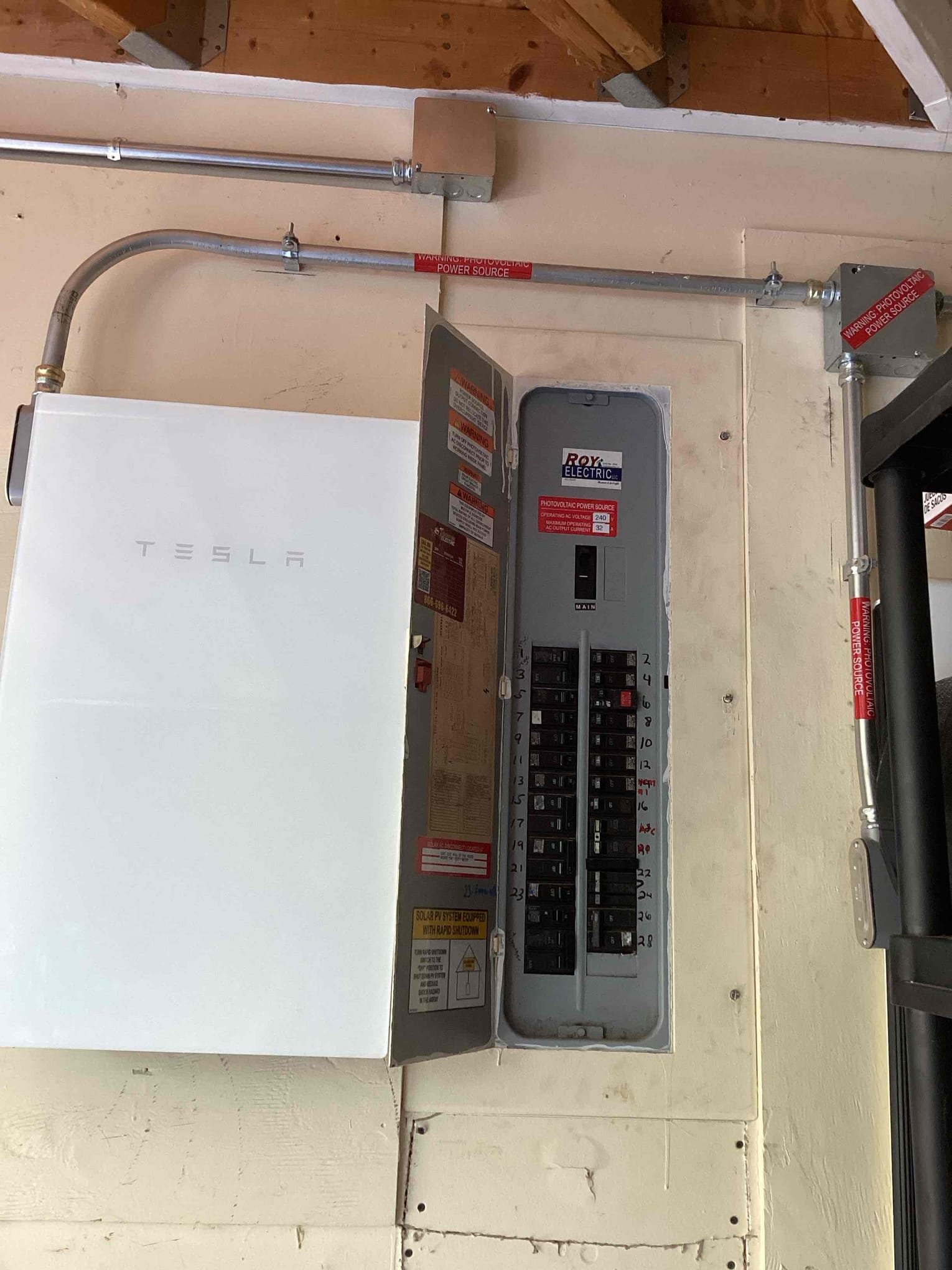Level 2 EV Charger Installation with 60A Circuit in Durham, NC completed by Touchstone Electric
