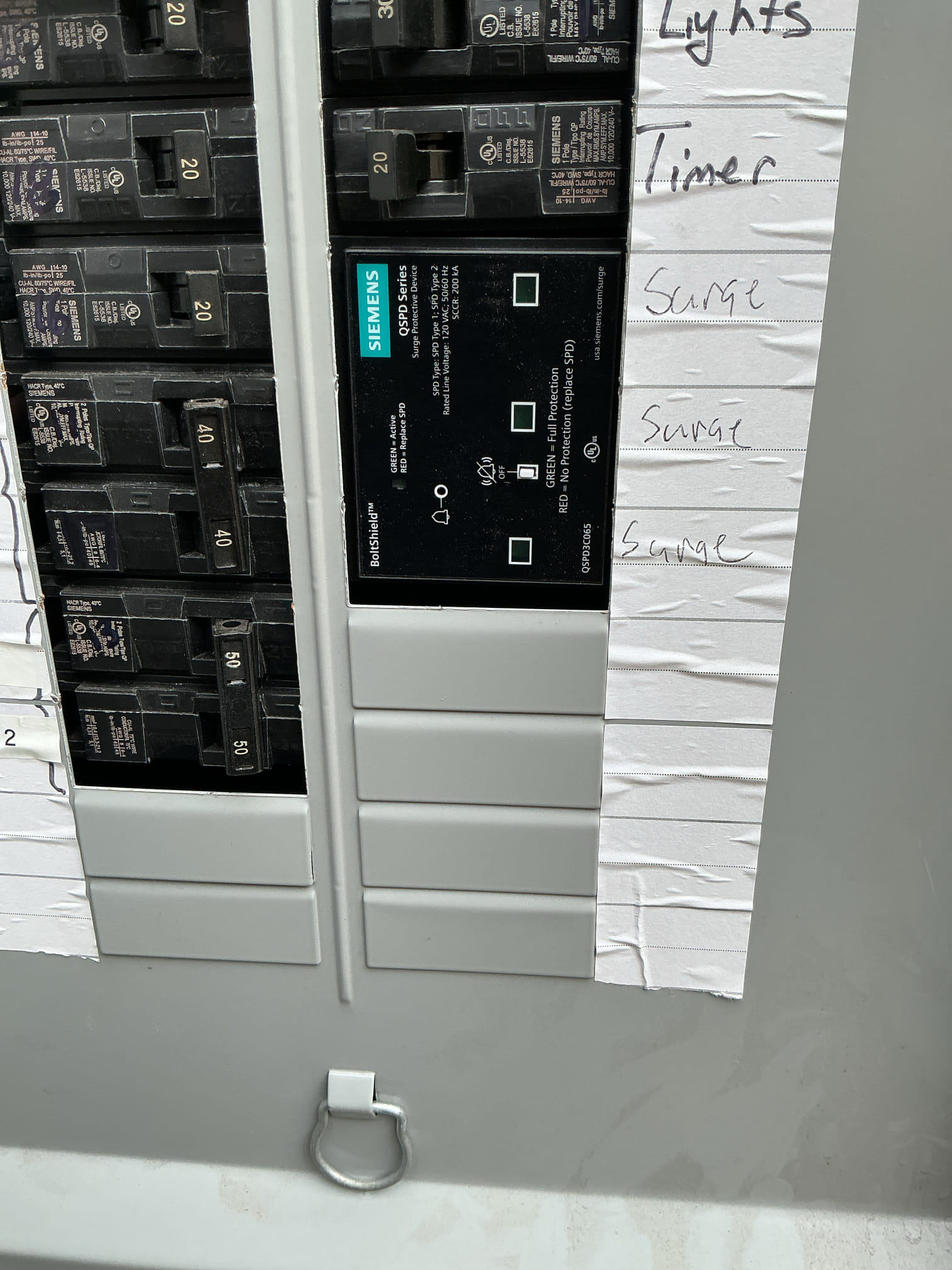 Whole-House Surge Protector Installation in Charlotte, NC completed by Touchstone Electric