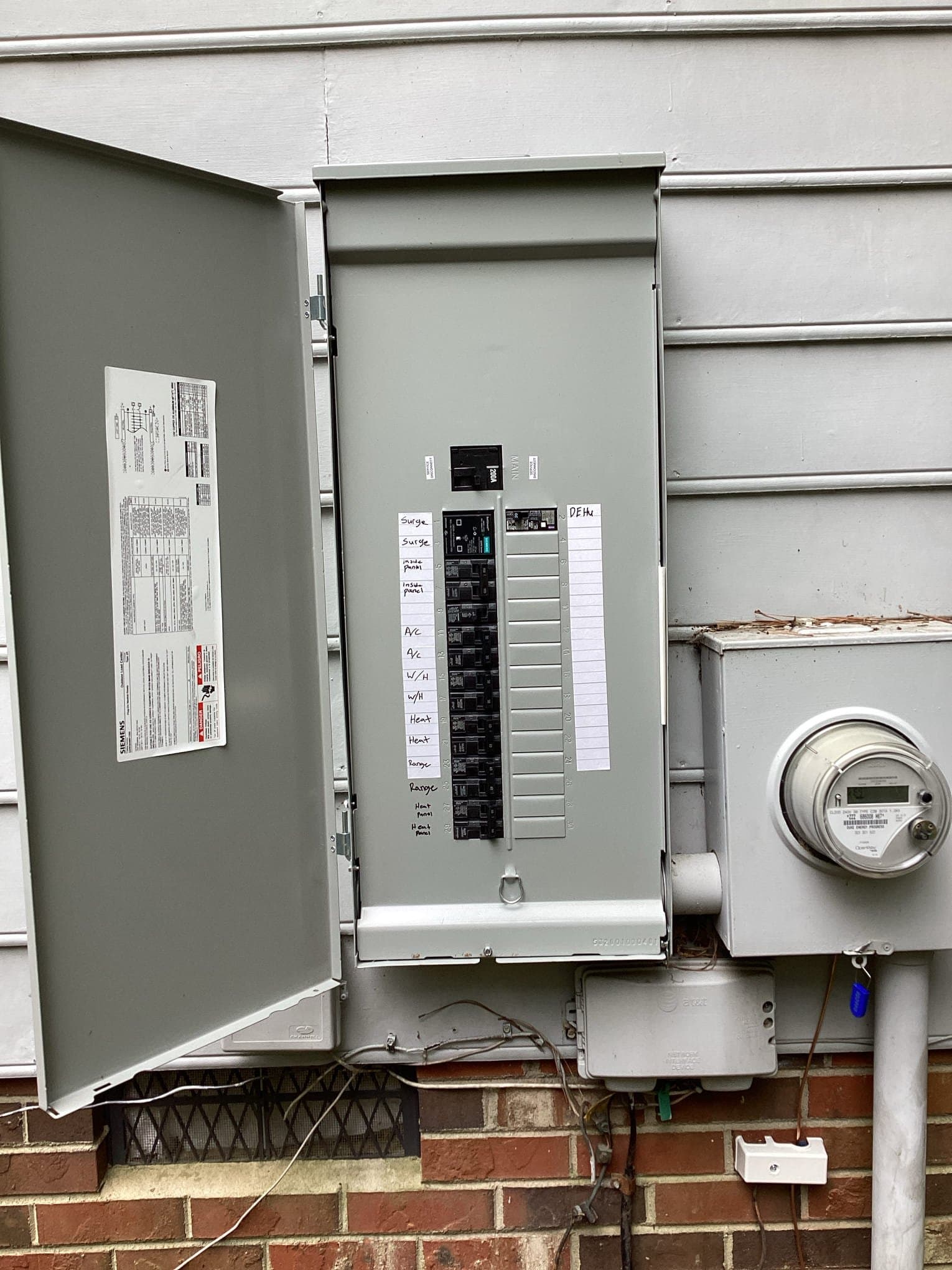 200A Electrical Panel Upgrade & Surge Protection in Apex, NC